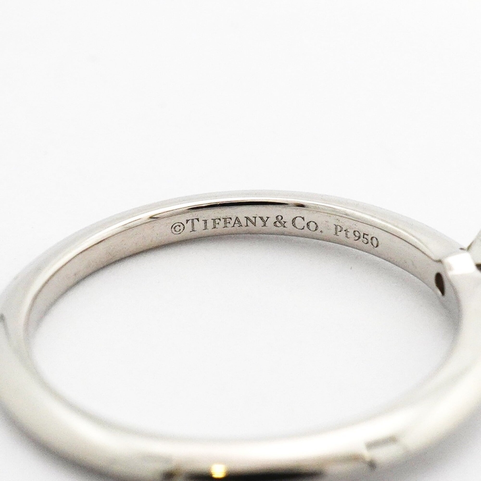 Tiffany Platinum 950 Band Ring (Pre-Owned)