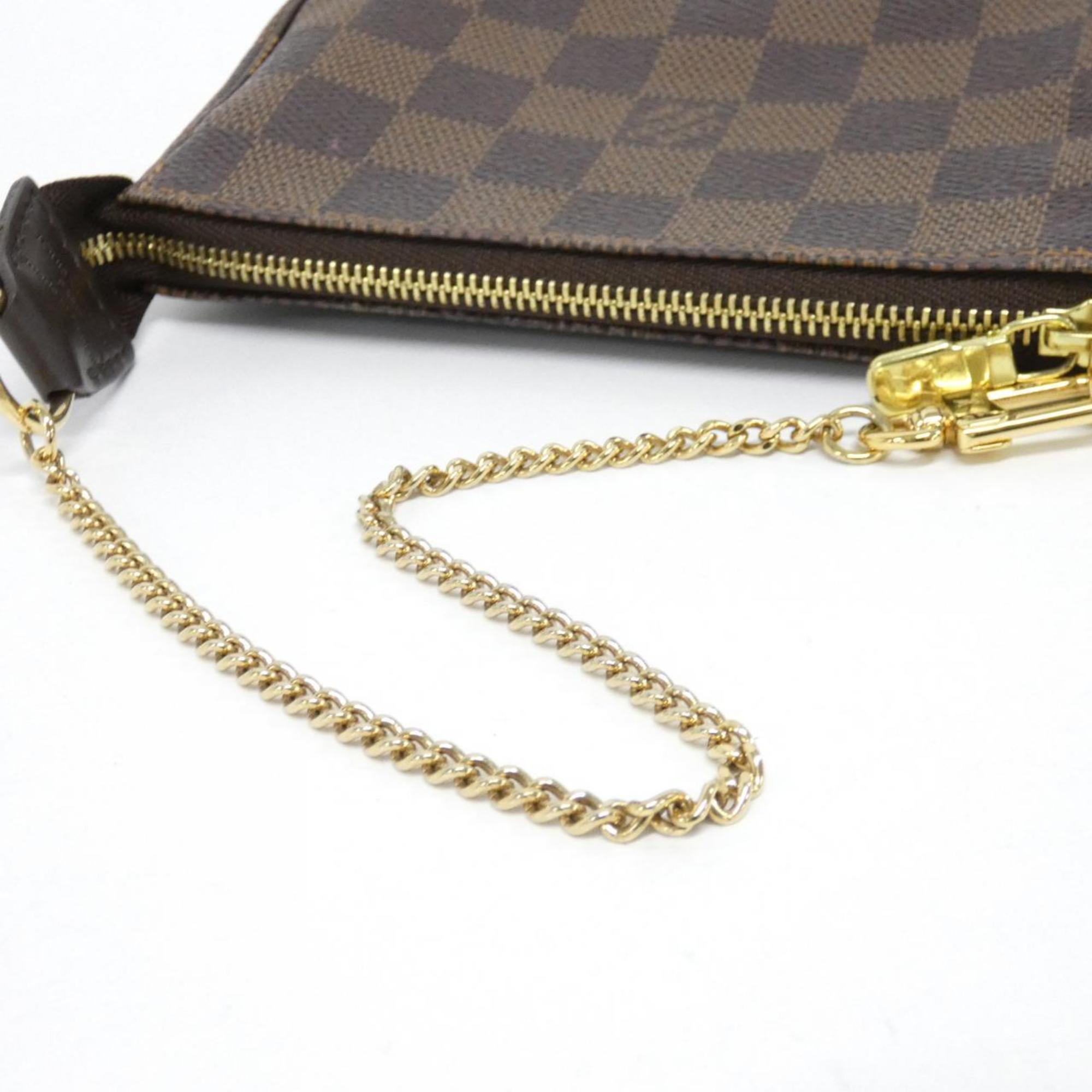 Louis Vuitton Ebene Coated Canvas Pochette Pouch (Pre-Owned)