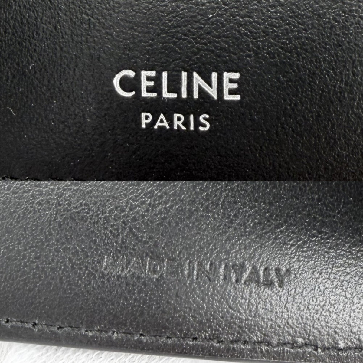 Celine Brown Leather Money Clip (Pre-Owned)
