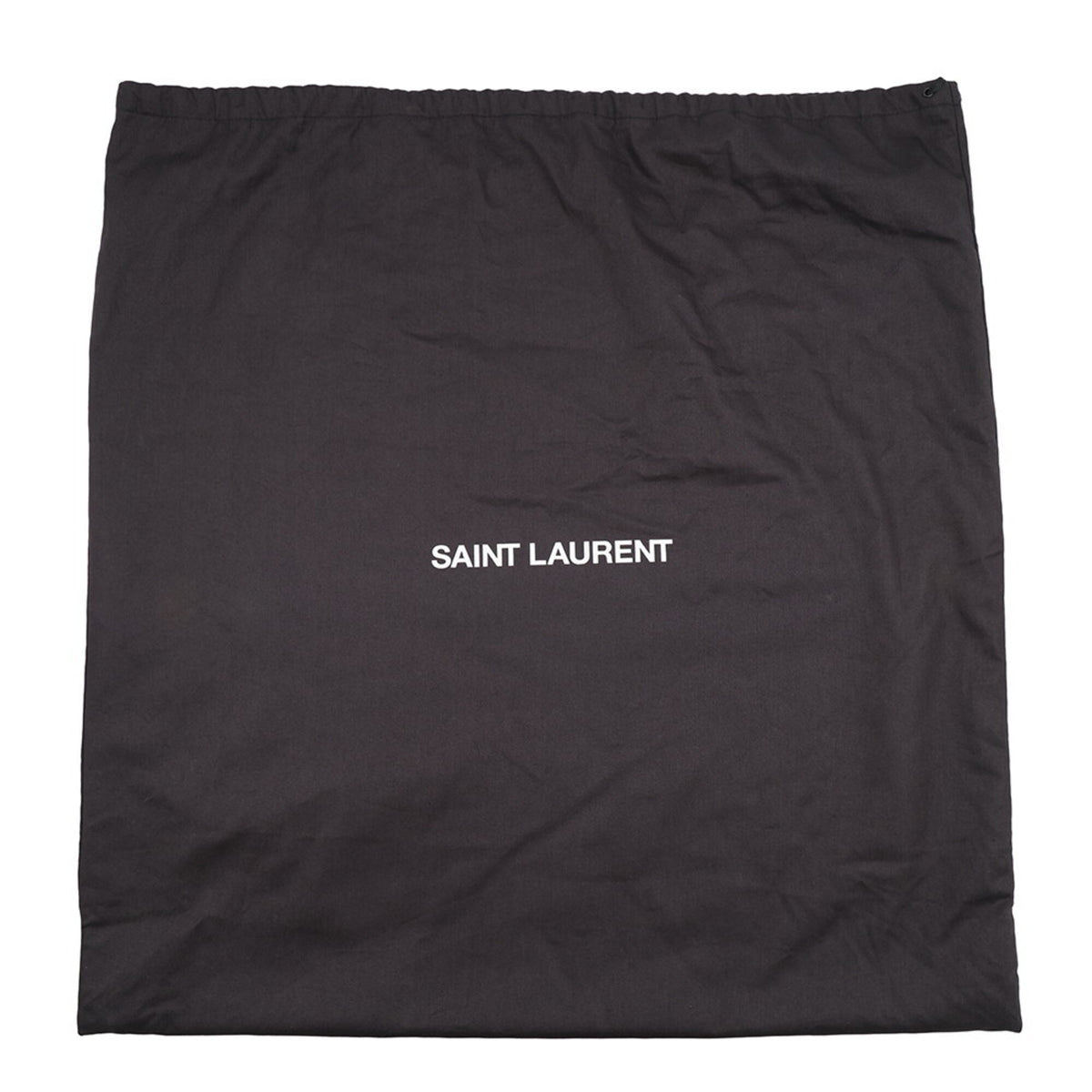 Yves Saint Laurent Black Canvas Shopping Bag Tote Bag (Pre-Owned)
