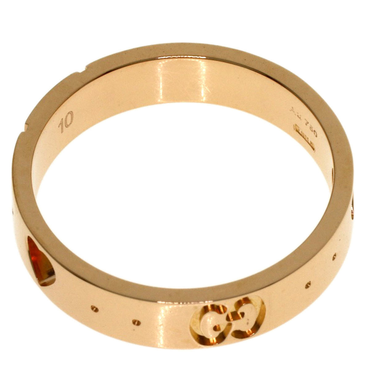 Gucci Pink Gold (18K) Band Ring (Pre-Owned)