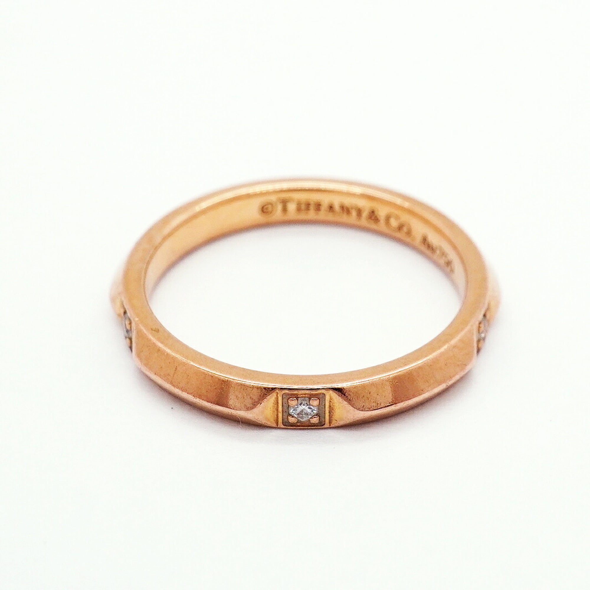Tiffany Pink Gold (18K) Band Ring (Pre-Owned)