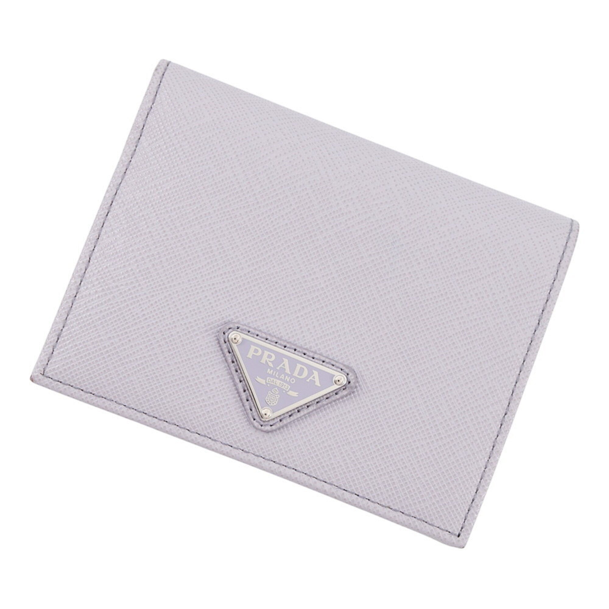 Prada Saffiano Purple Saffiano Wallet (Bi-Fold) (Pre-Owned)