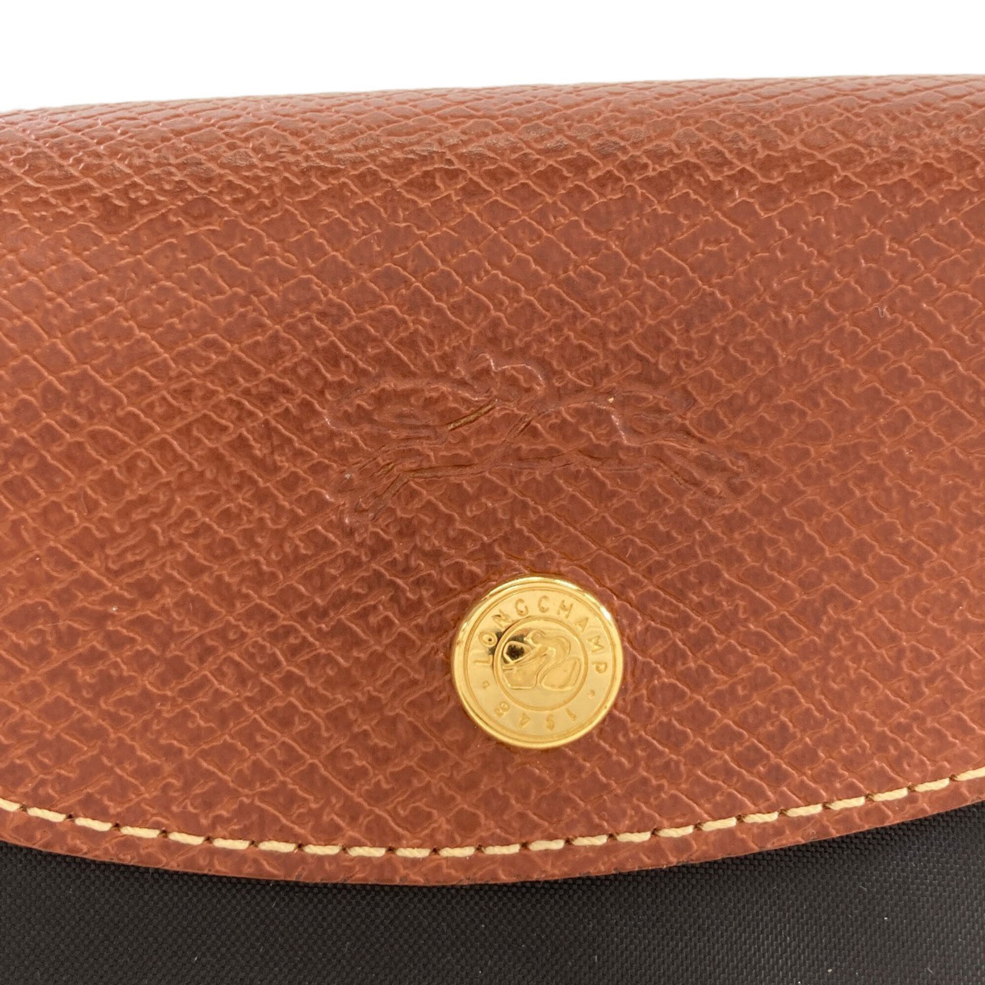 Longchamp Black Nylon Handbag (Pre-Owned)