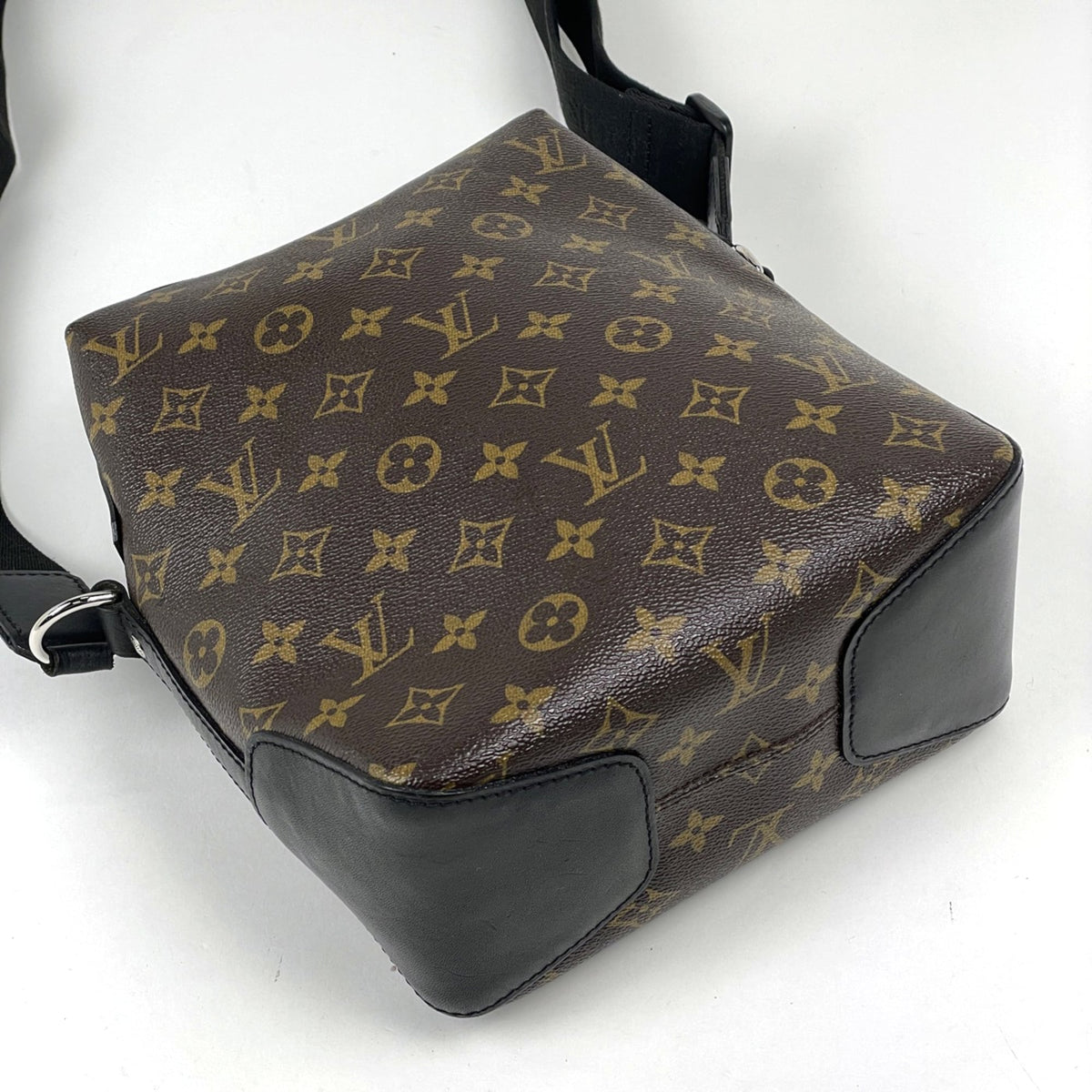 Louis Vuitton Monogram Macassar Black Brown Noir Shoulder Bag (Pre-Owned)