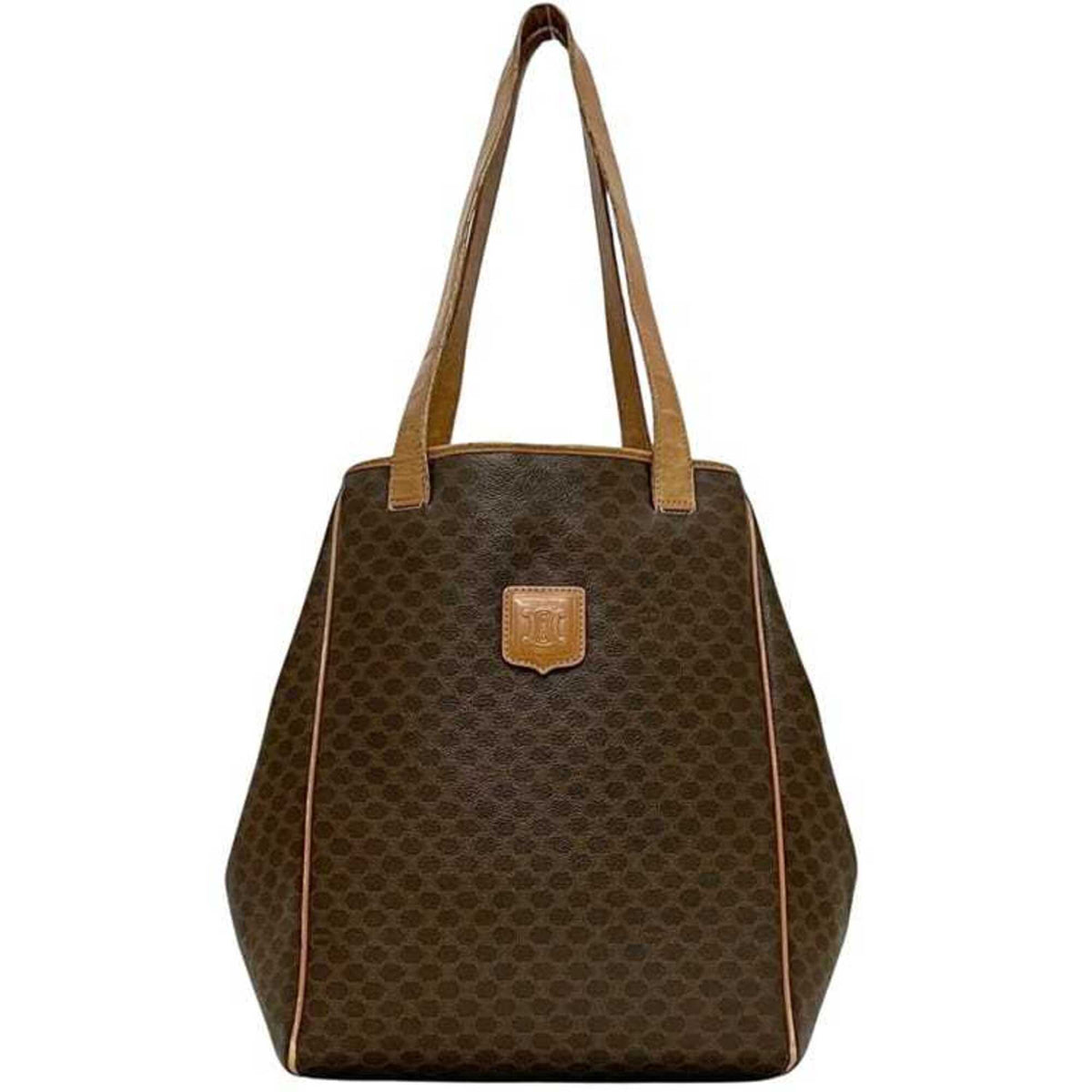 Celine Brown Pvc Tote Bag (Pre-Owned)