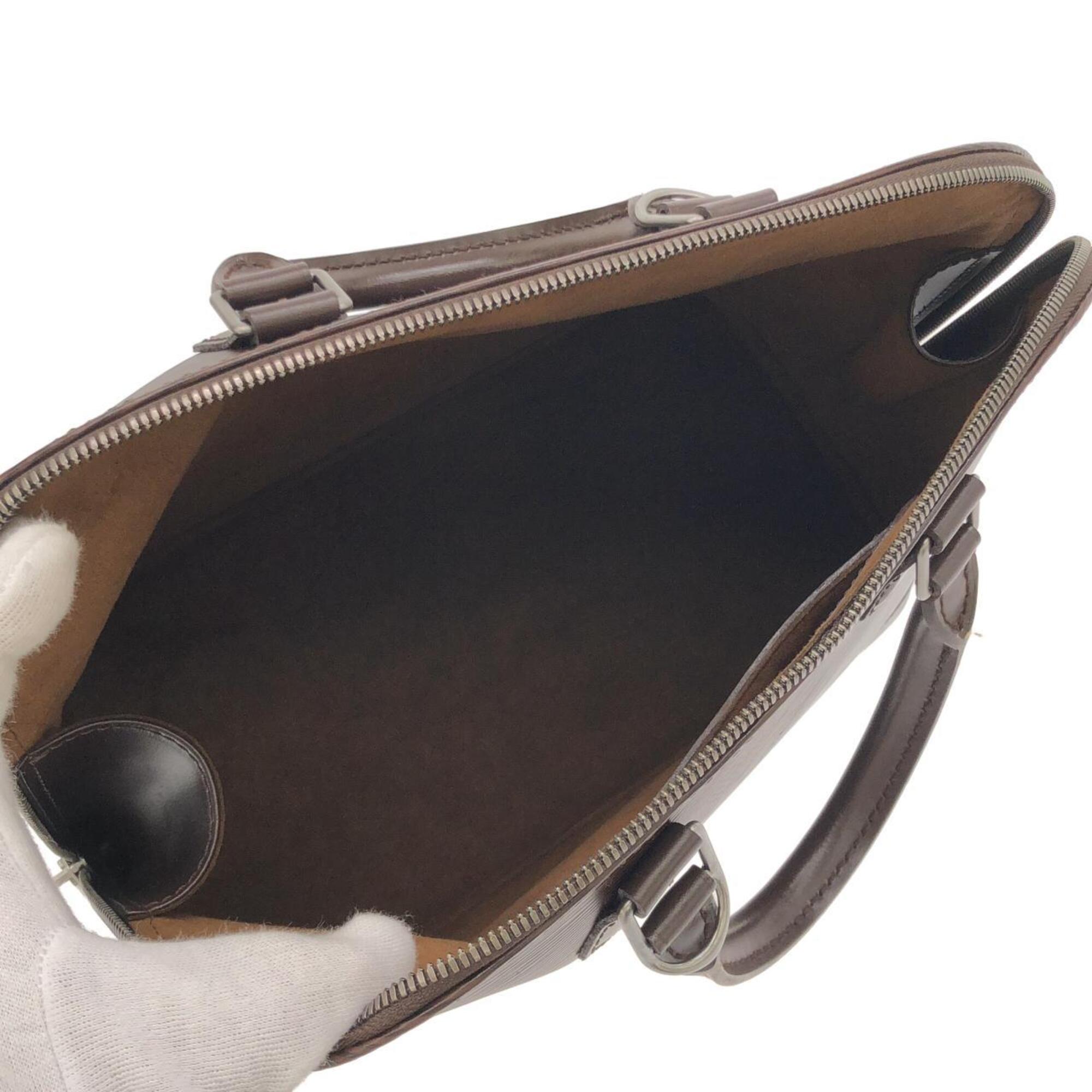 Louis Vuitton Mocha Leather Handbag (Pre-Owned)