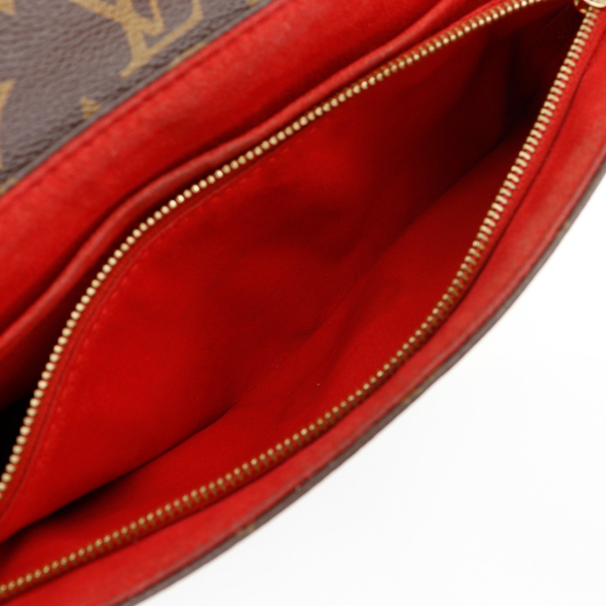 Louis Vuitton Brown Cerise Monogram Canvas Shoulder Bag (Pre-Owned)