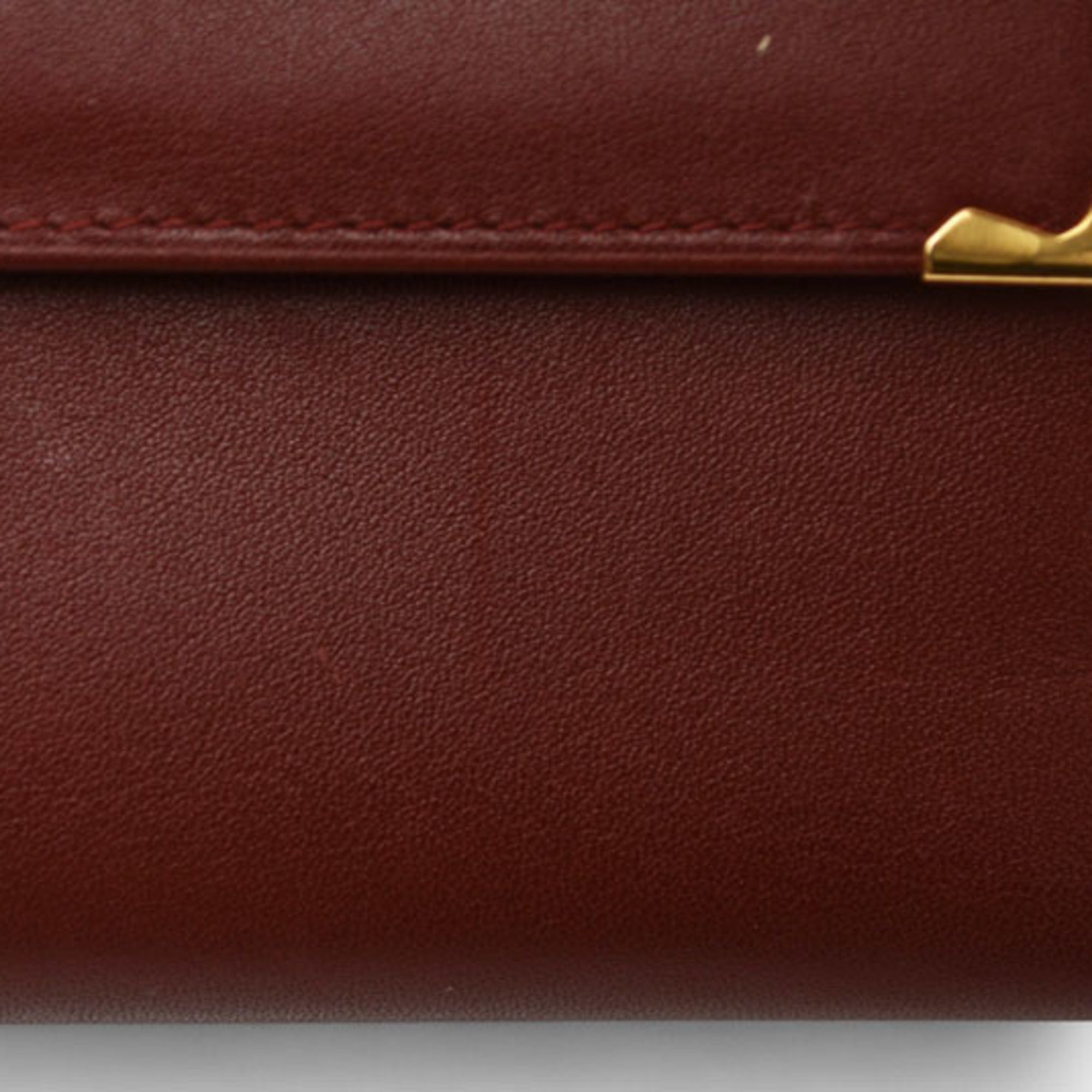 Cartier Must Bordeaux Wallet (Tri-Fold) (Pre-Owned)