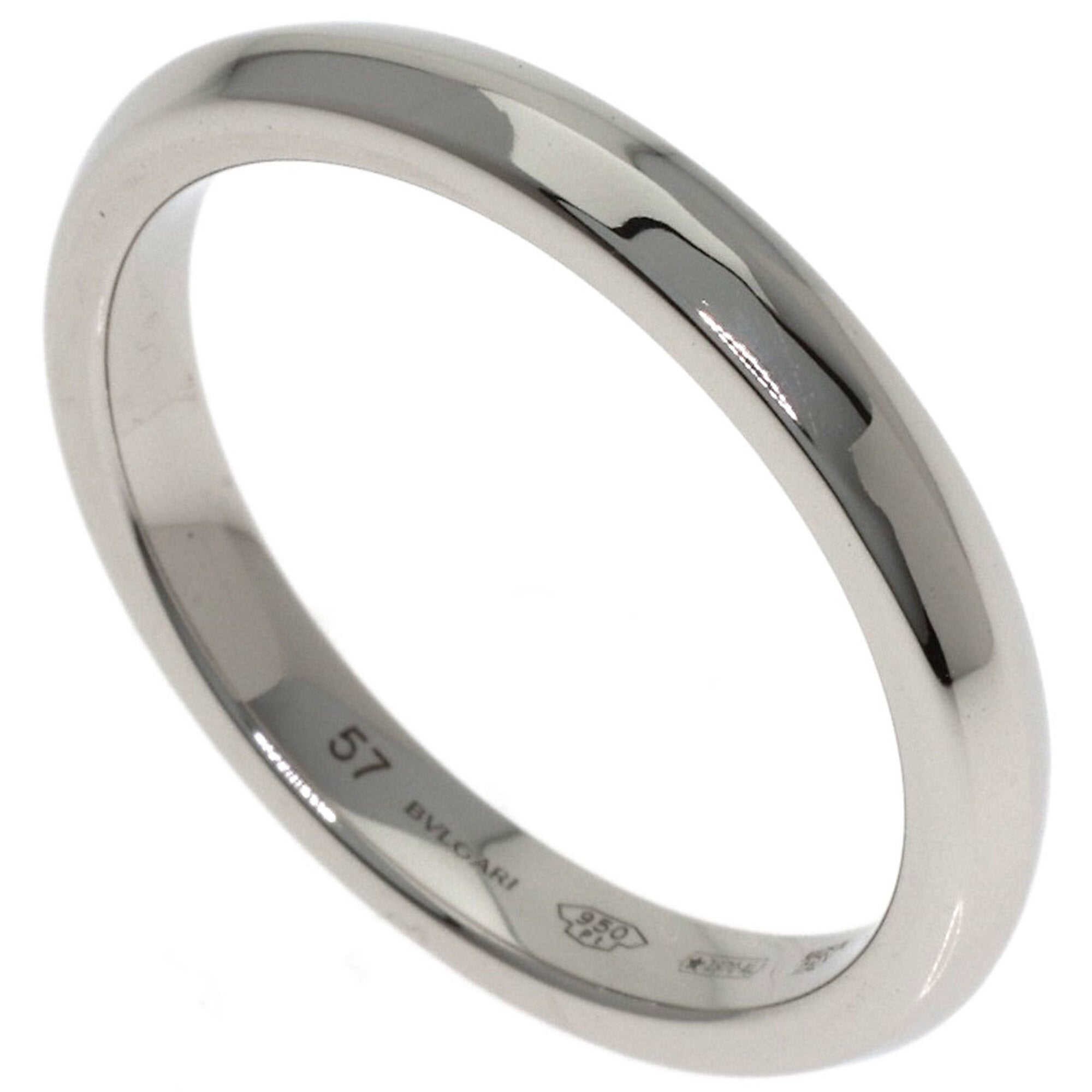 Bvlgari Platinum 950 Band Ring (Pre-Owned)