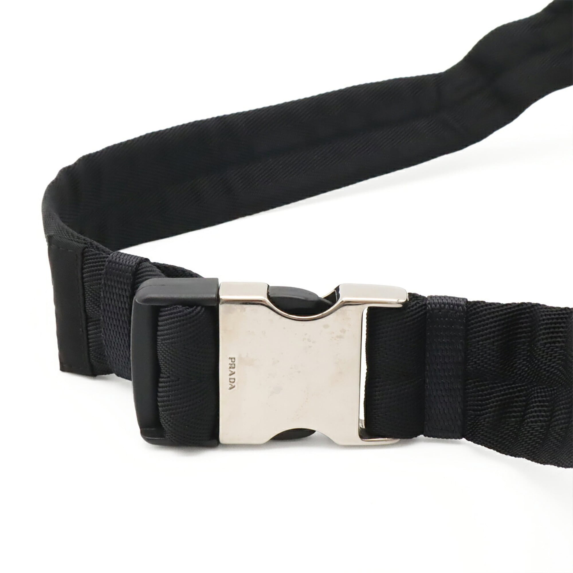 Prada Black Nero Nylon Fanny Pack Sling Bag (Pre-Owned)