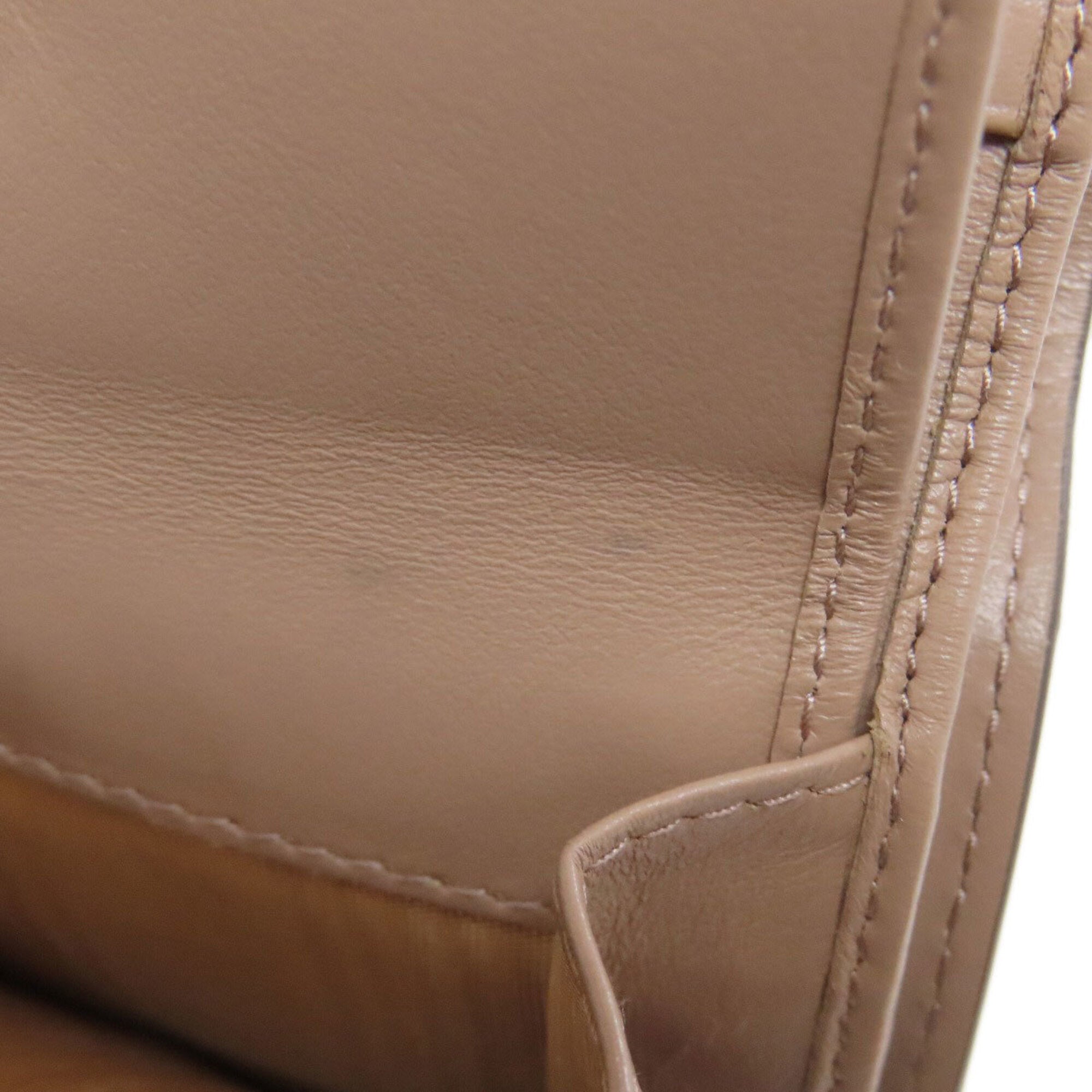 Prada Beige Leather Wallet (Bi-Fold) (Pre-Owned)