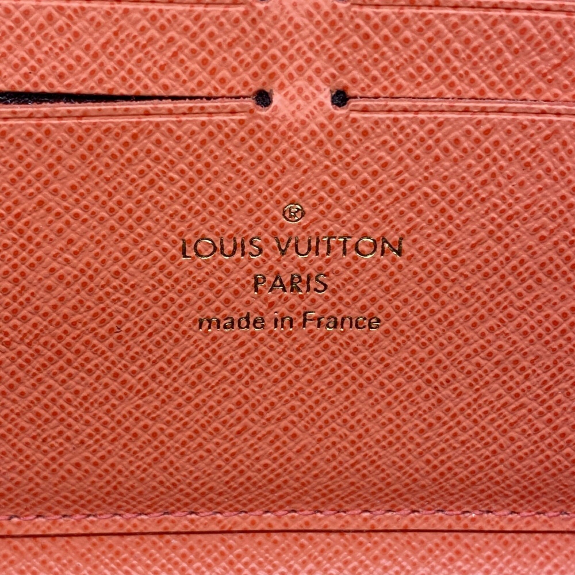 Louis Vuitton Brown Poppy Petal Long Wallet (Bi-Fold) (Pre-Owned)