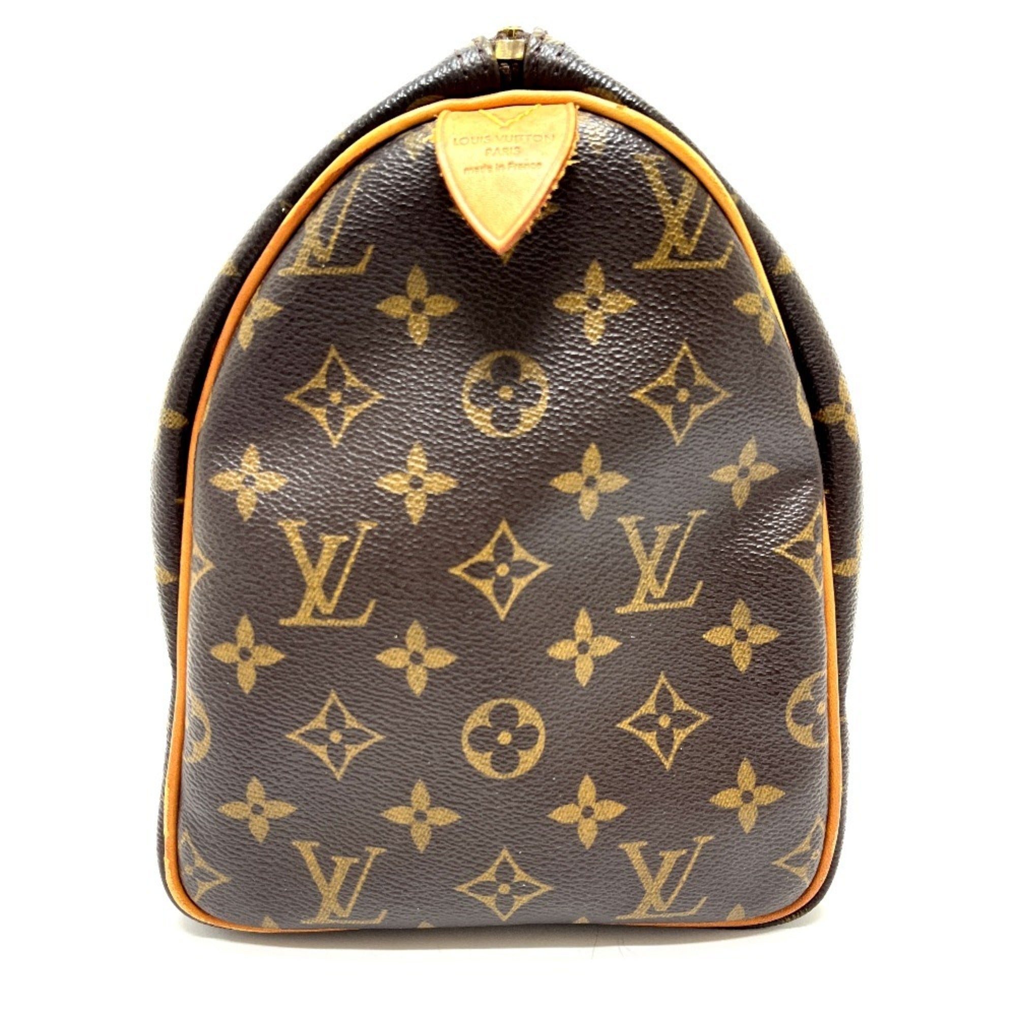 Louis Vuitton Brown Monogram Canvas Boston Bag Handbag (Pre-Owned)