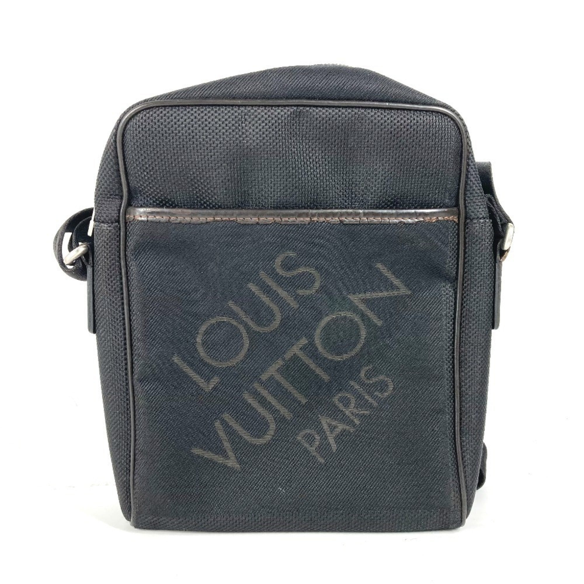 Louis Vuitton Black Noir Damier Geant Pochette Shoulder Bag (Pre-Owned)