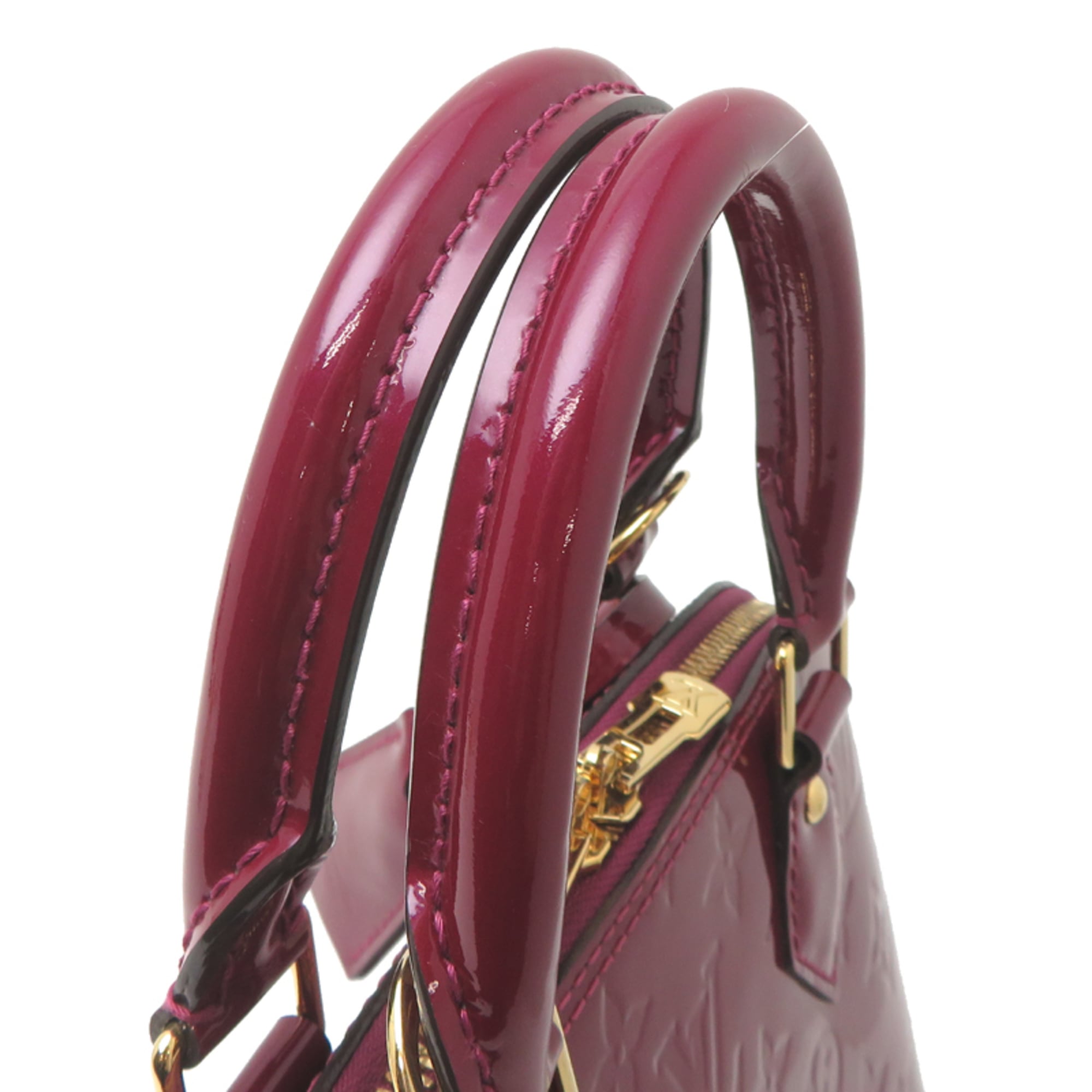 Louis Vuitton Purple Monogram Vernis Handbag (Pre-Owned)