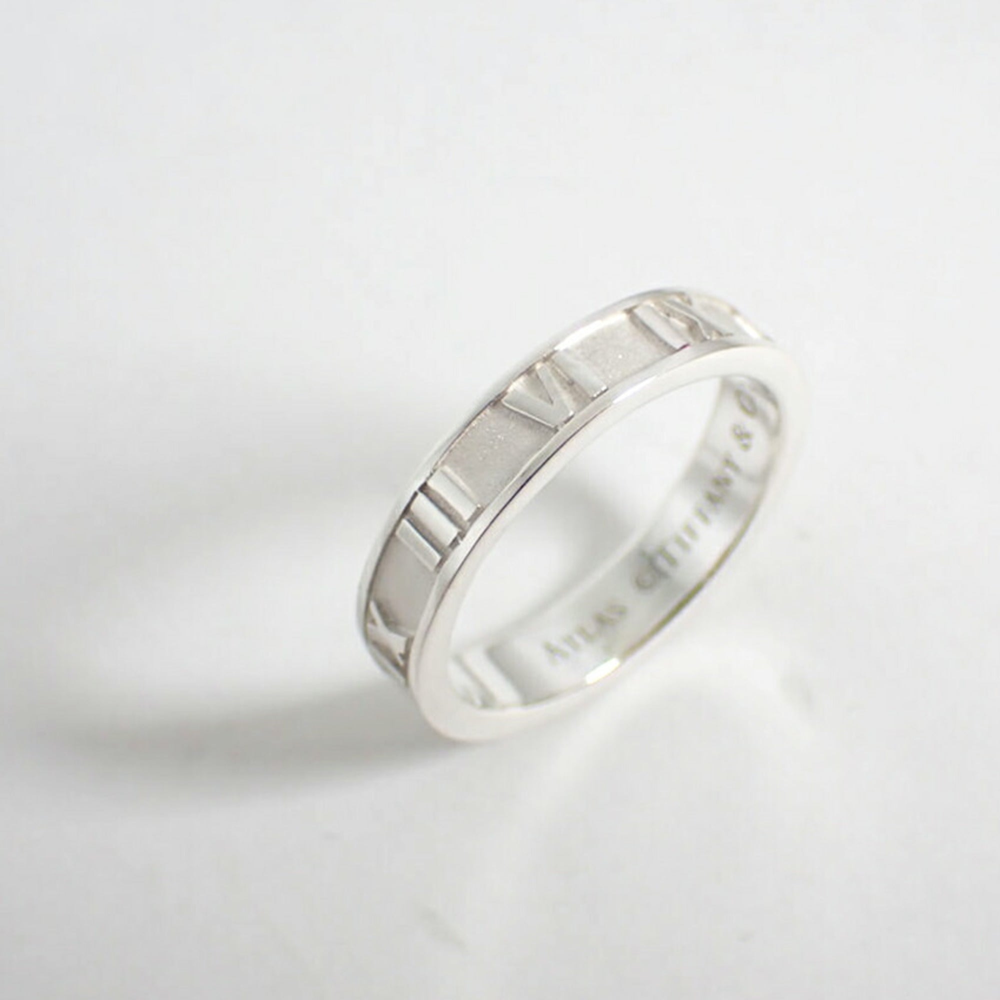 Tiffany Sterling Silver 925 Band Ring (Pre-Owned)