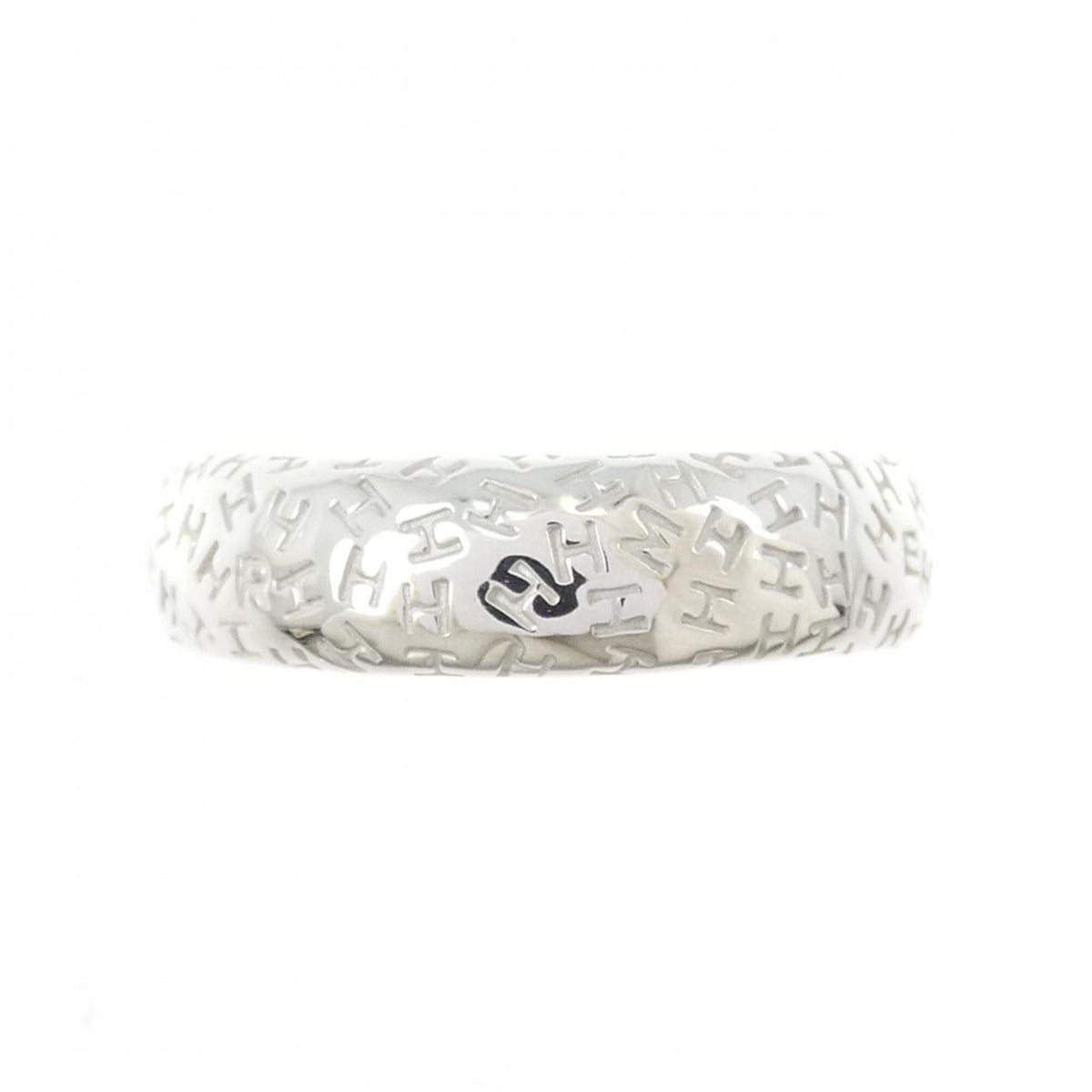 Hermes White Gold (18K) Band Ring (Pre-Owned)