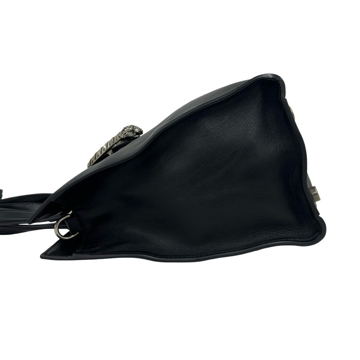 Gucci Black Leather Handbag Tote Bag (Pre-Owned)