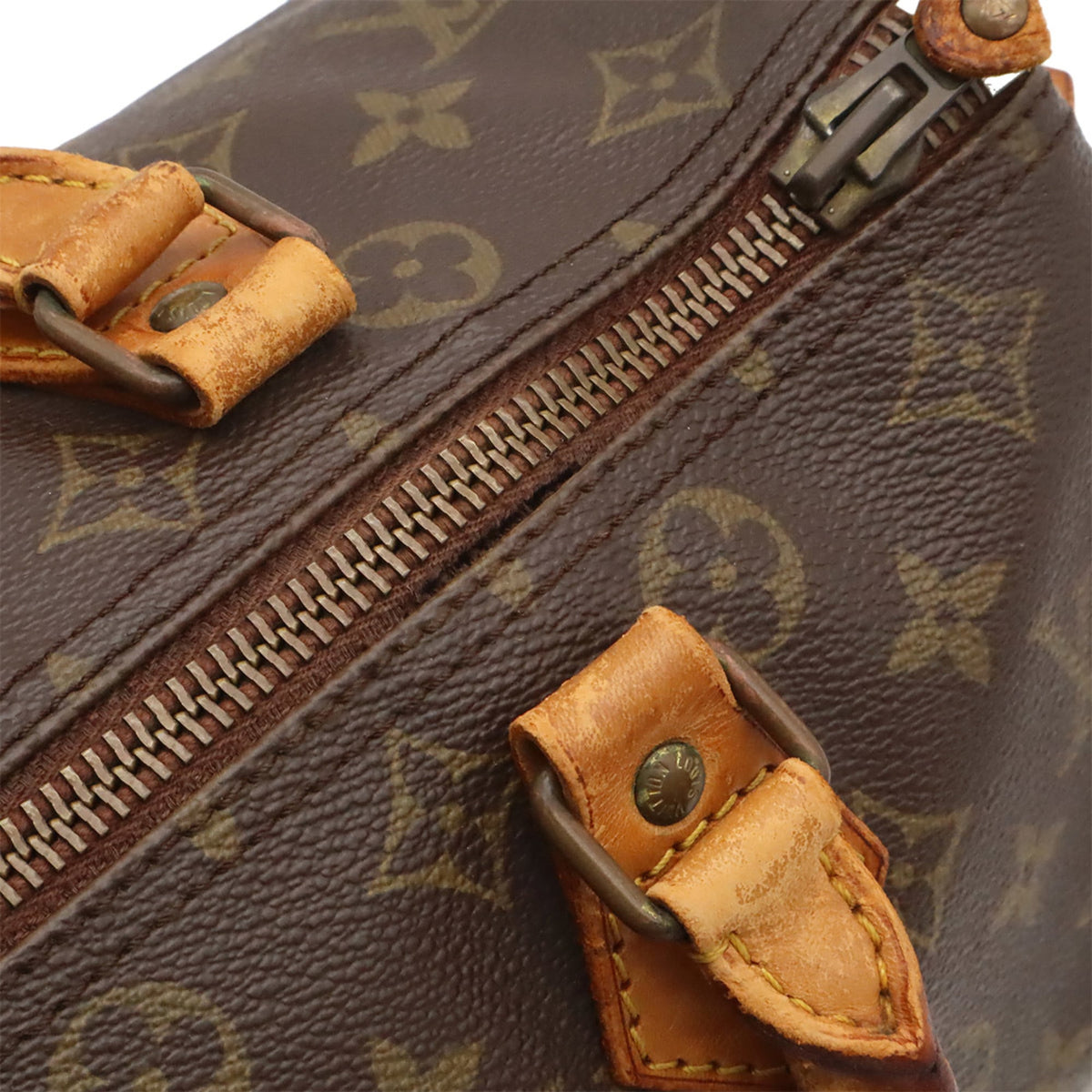 Louis Vuitton Brown Galle Monogram White Monogram Handbag (Pre-Owned)