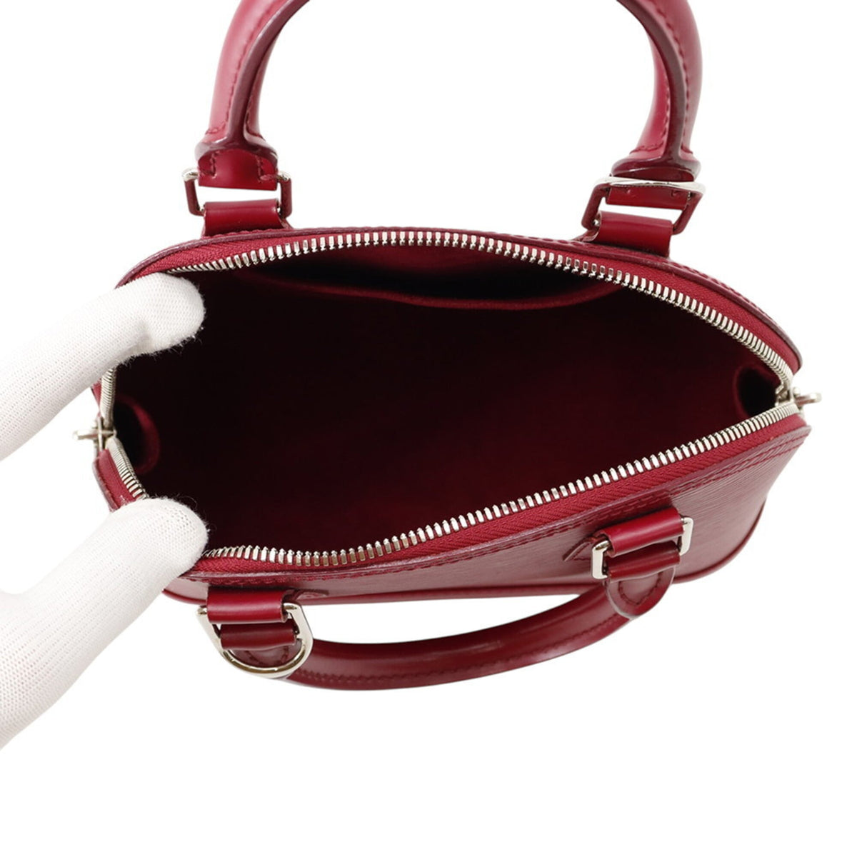 Louis Vuitton Epi Fuchsia Epi Leather Handbag Shoulder Bag (Pre-Owned)