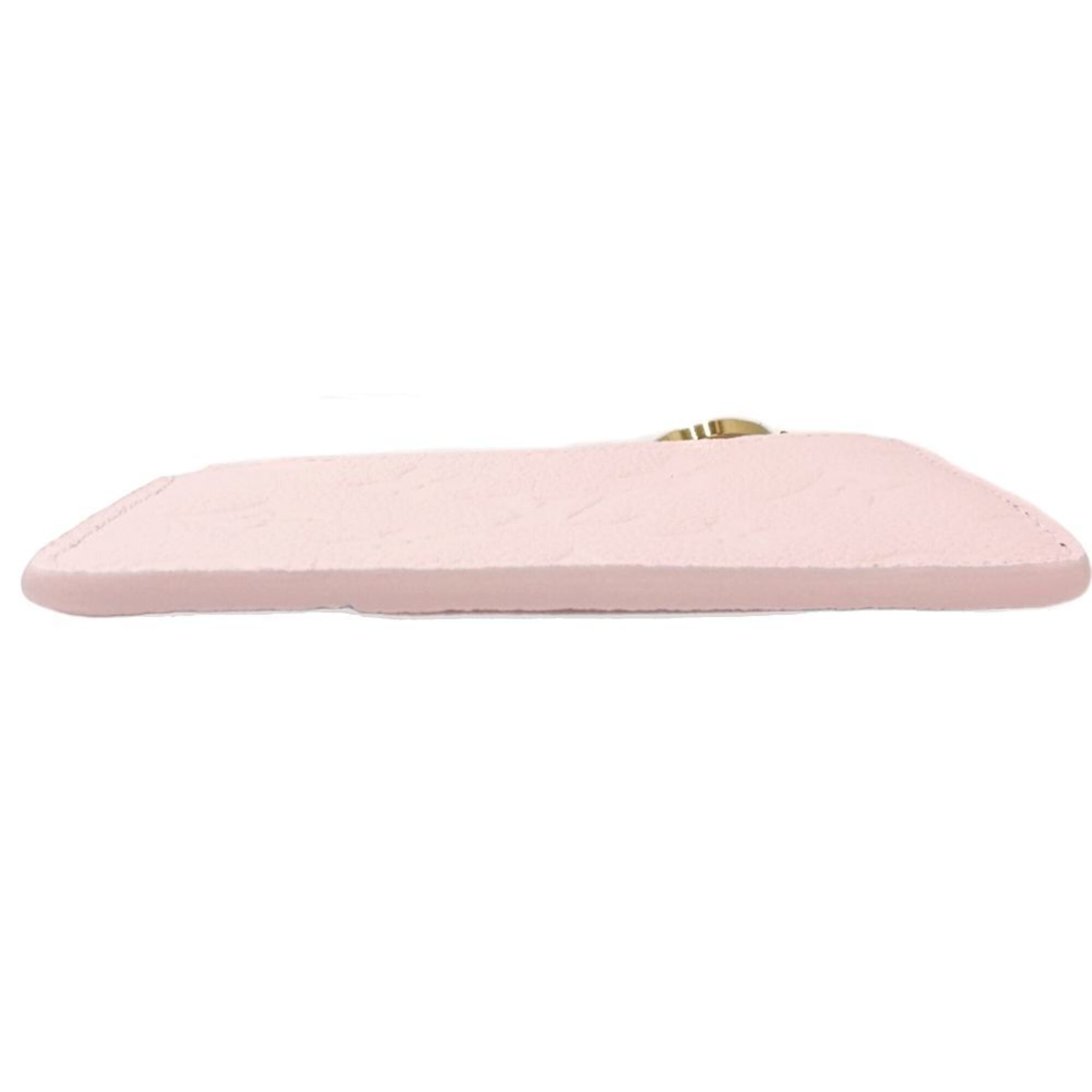 Louis Vuitton Pink Leather Coin Purse/Coin Case (Pre-Owned)