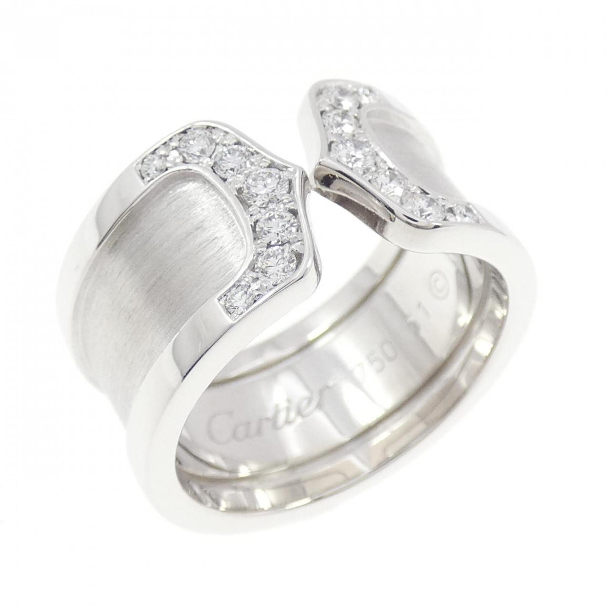 Cartier White Gold White Gold (18K) Band Ring (Pre-Owned)