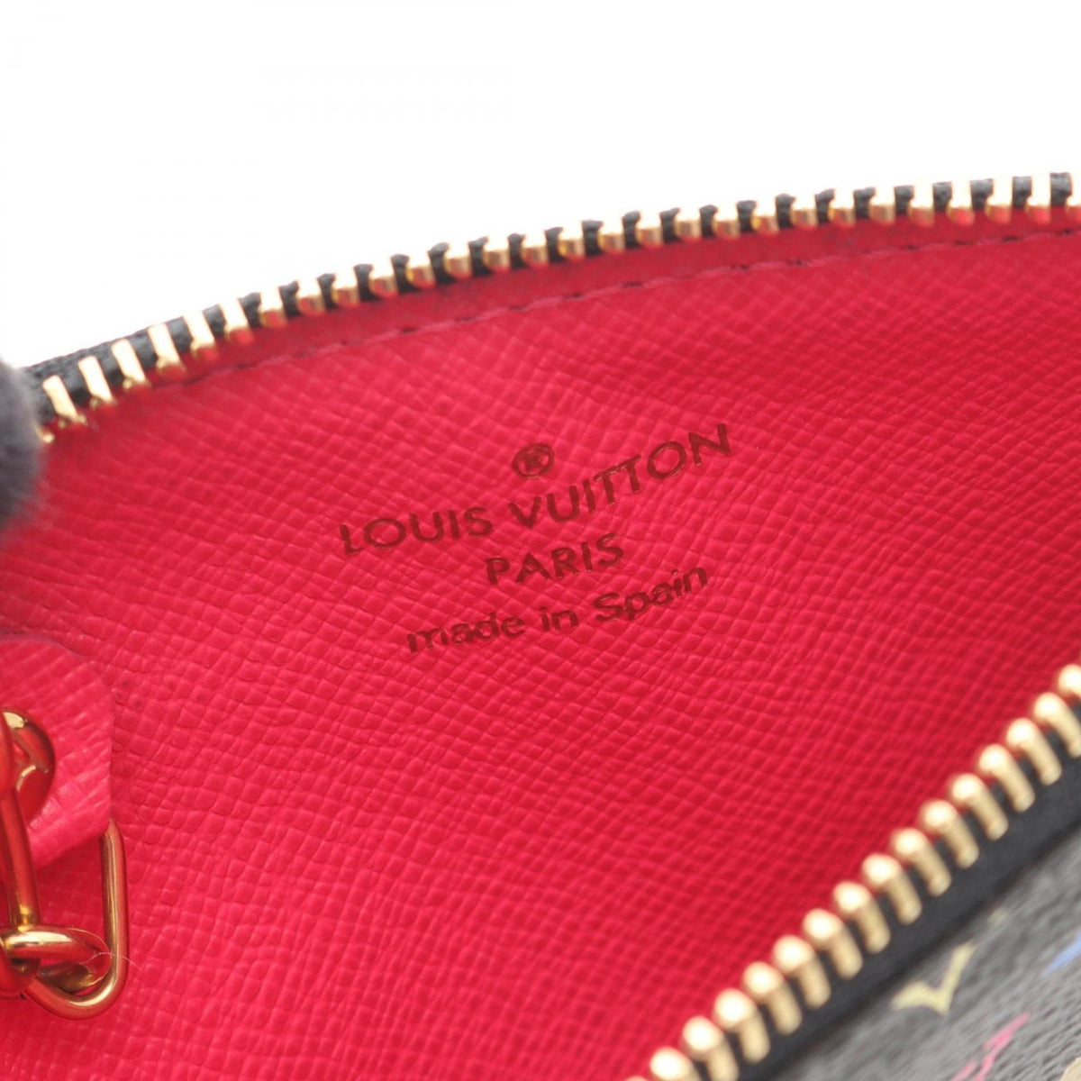 Louis Vuitton Black Grenade Multi-Color Noir Monogram Multicolore Coin Purse/Coin Case (Pre-Owned)