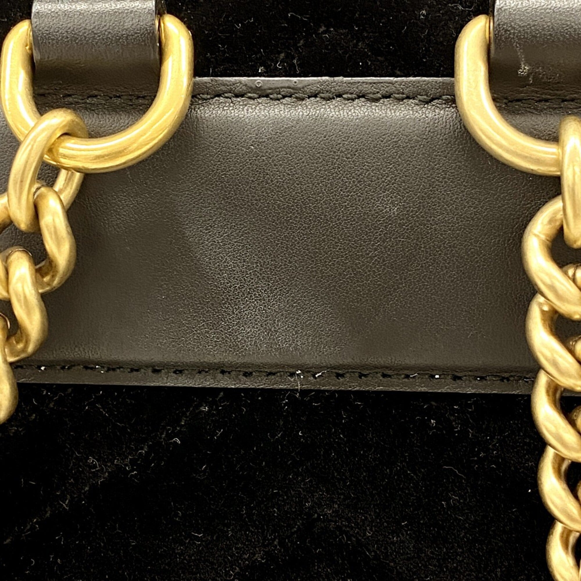 Gucci Black Velvet Backpack (Pre-Owned)