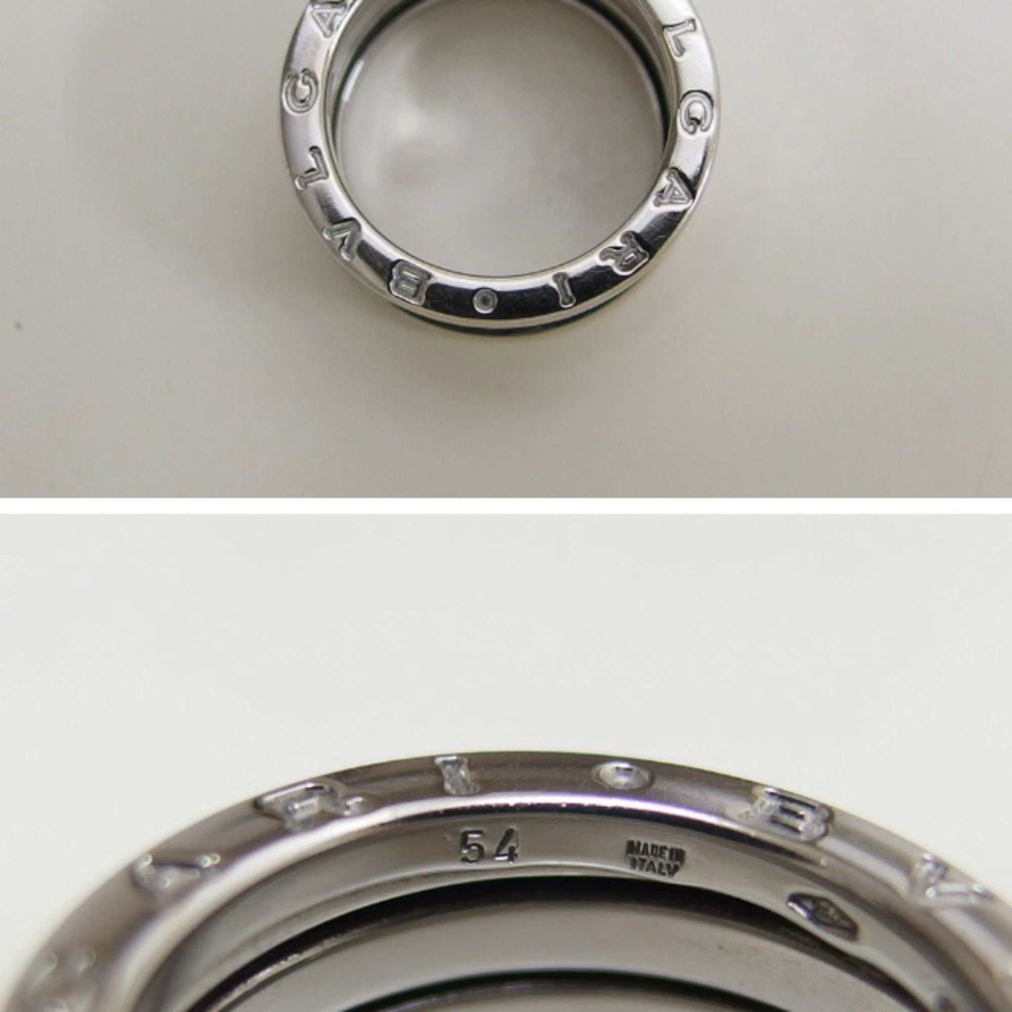 Bvlgari White Gold (18K) Band Ring (Pre-Owned)