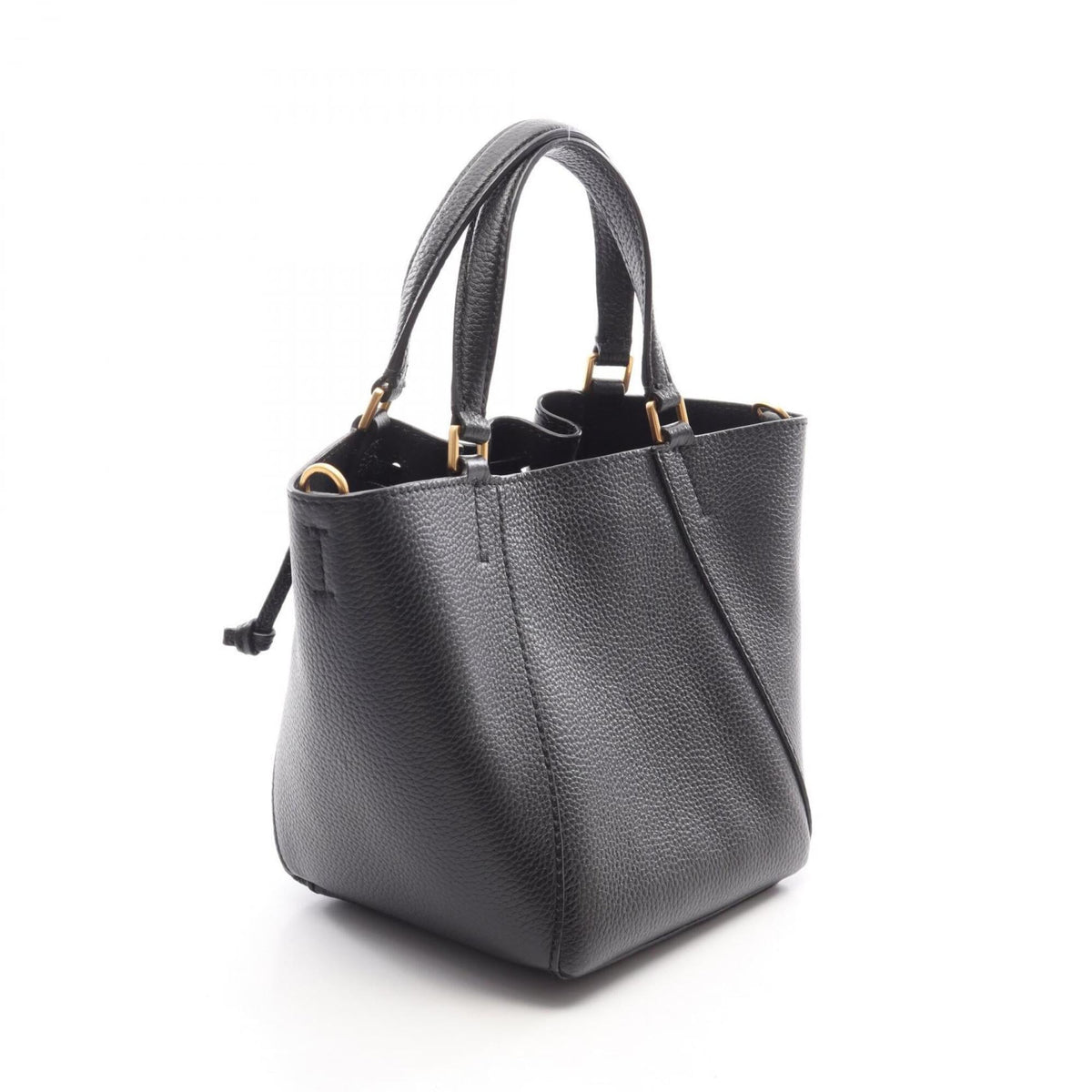 Tory Burch Black Leather Handbag (Pre-Owned)