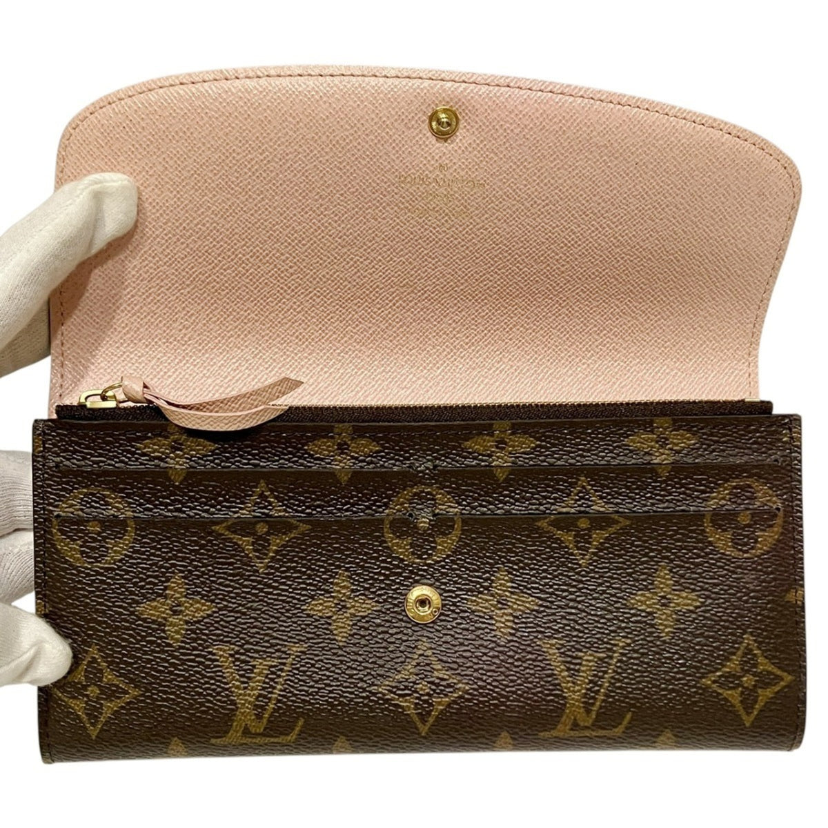 Louis Vuitton Brown Galle Monogram Monogram Long Wallet (Bi-Fold) (Pre-Owned)