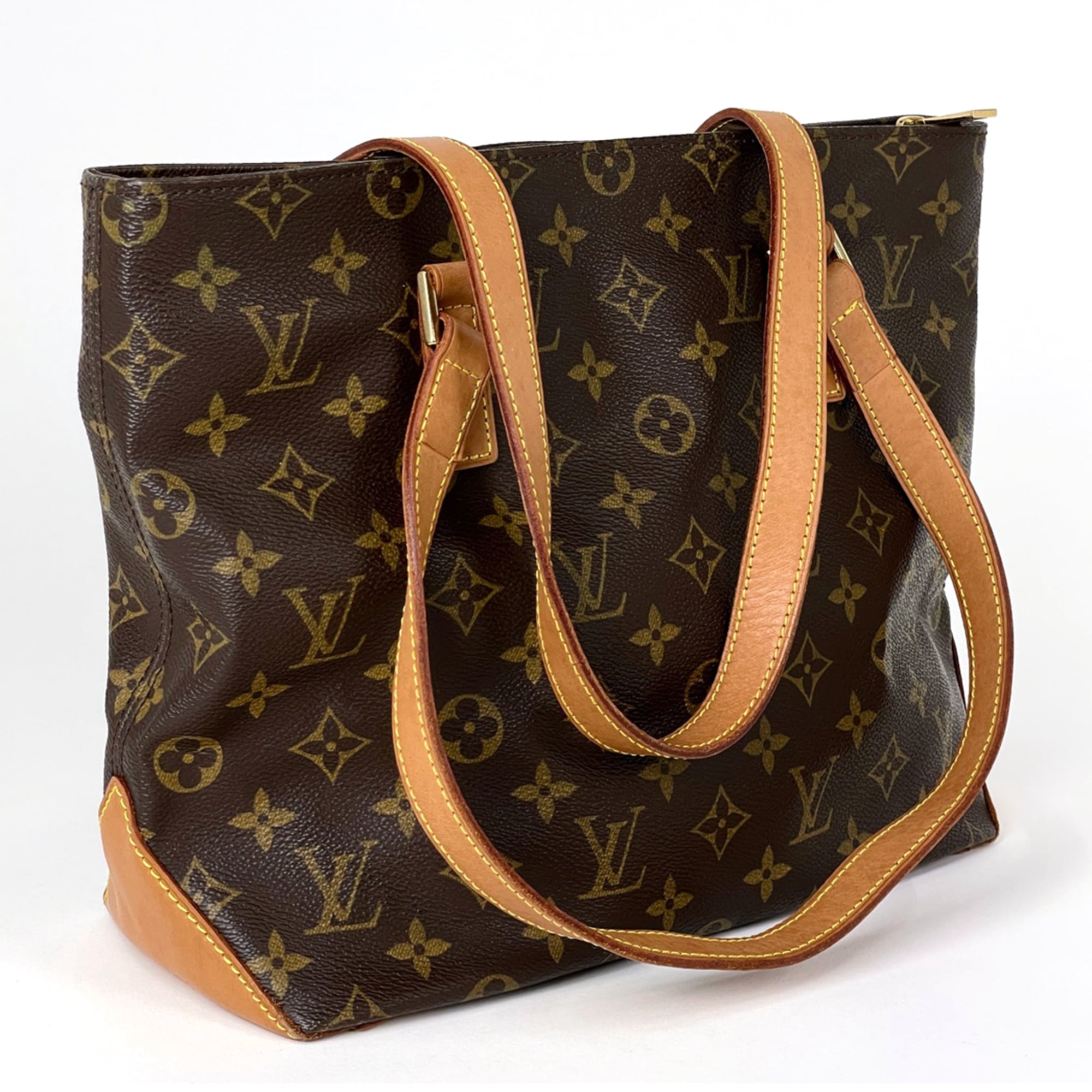 Louis Vuitton Brown Monogram Shoulder Bag Tote Bag (Pre-Owned)