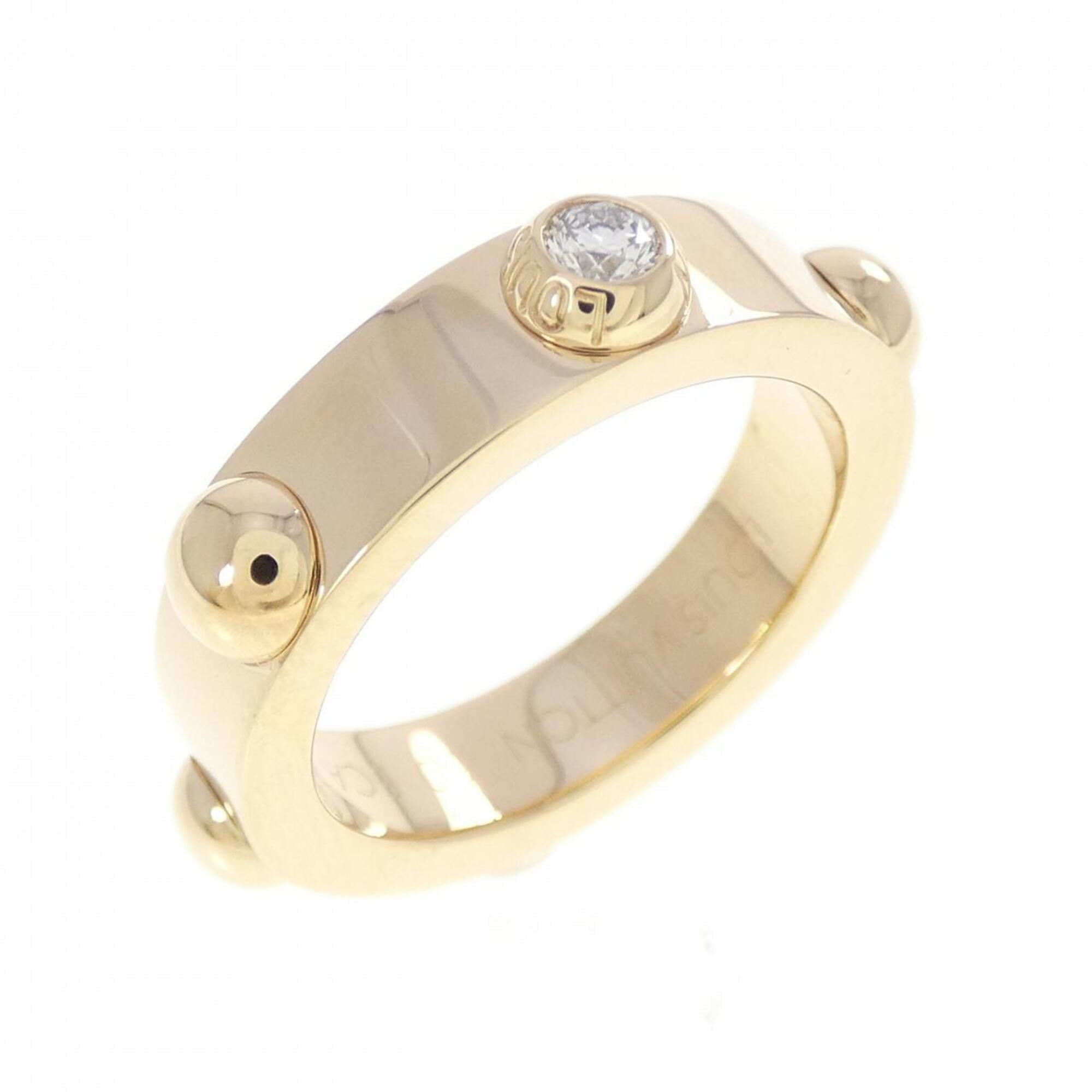 Louis Vuitton Yellow Gold Yellow Gold (18K) Band Ring (Pre-Owned)