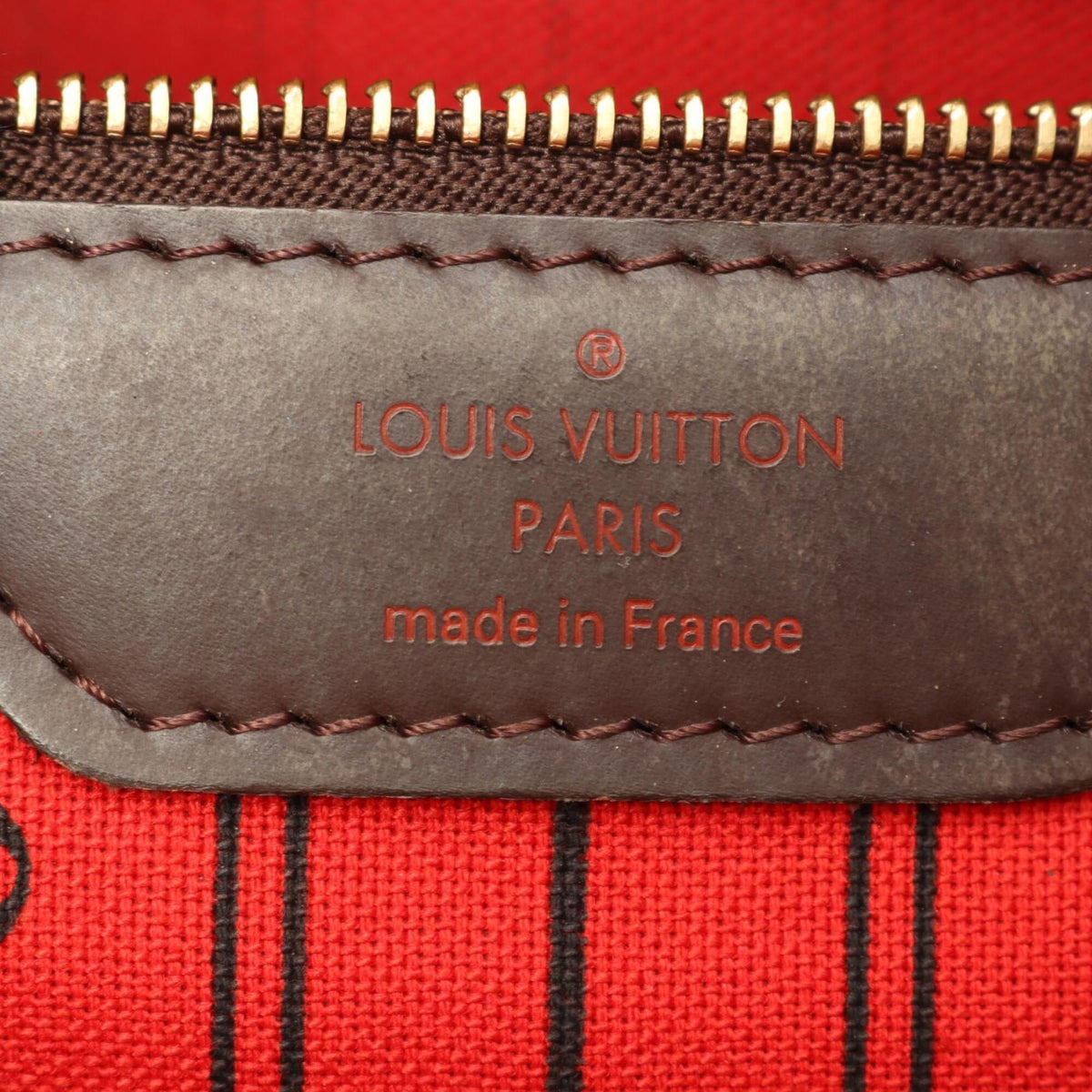 Louis Vuitton Brown Ebene Coated Canvas Damier Canvas Leather Handbag Tote Bag (Pre-Owned)