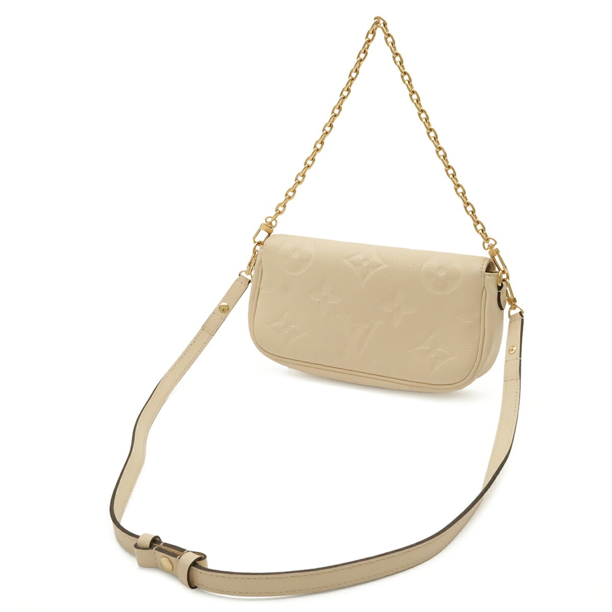 Louis Vuitton Monogram Empreinte Cream Monogram Empreinte Shoulder Bag (Pre-Owned)
