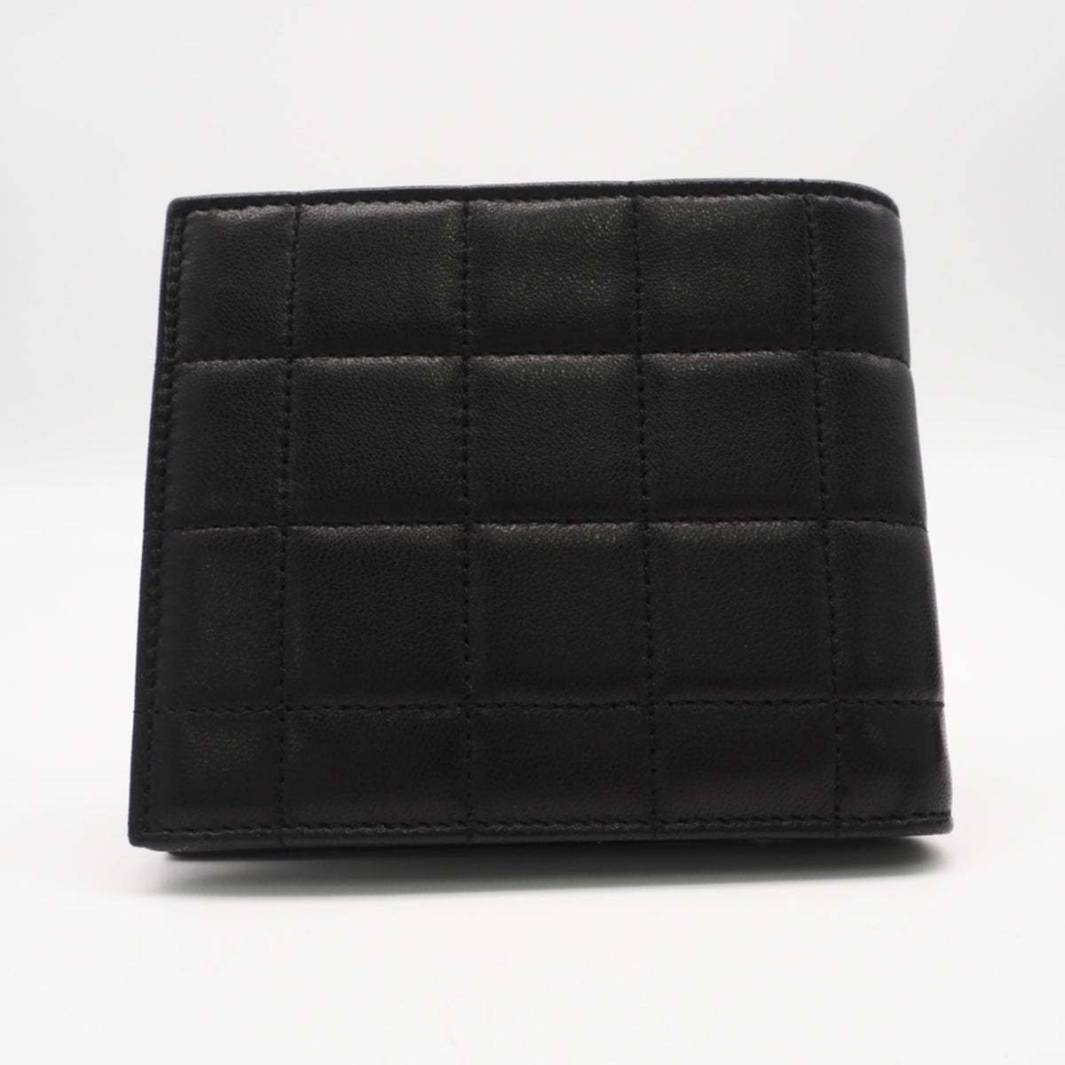 Yves Saint Laurent Black Leather Wallet (Bi-Fold) (Pre-Owned)