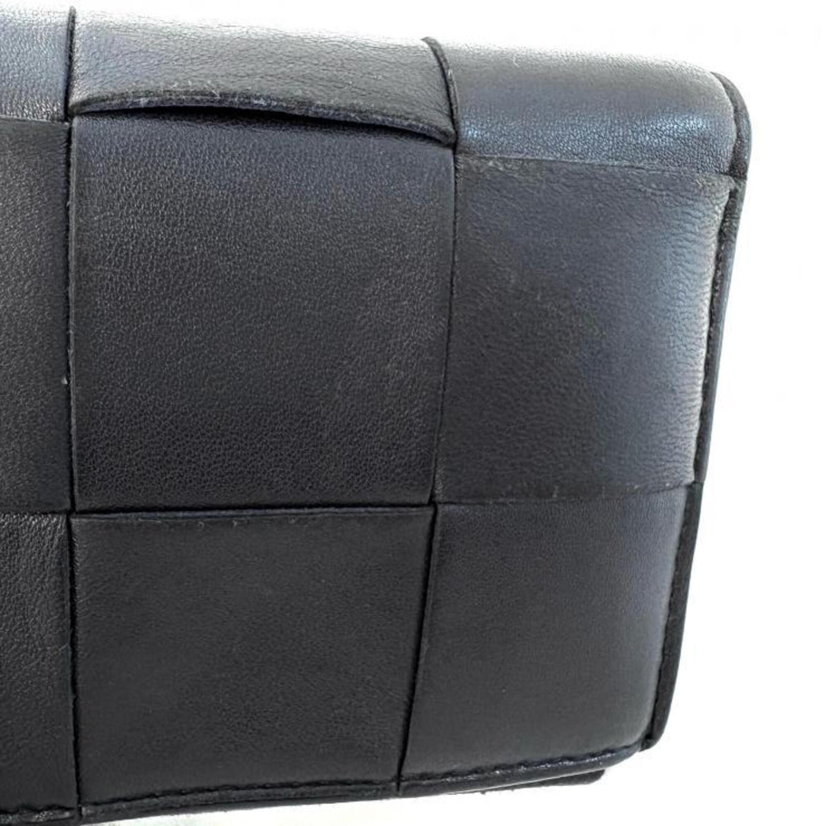 Bottega Veneta Black Intrecciato Wallet (Bi-Fold) (Pre-Owned)