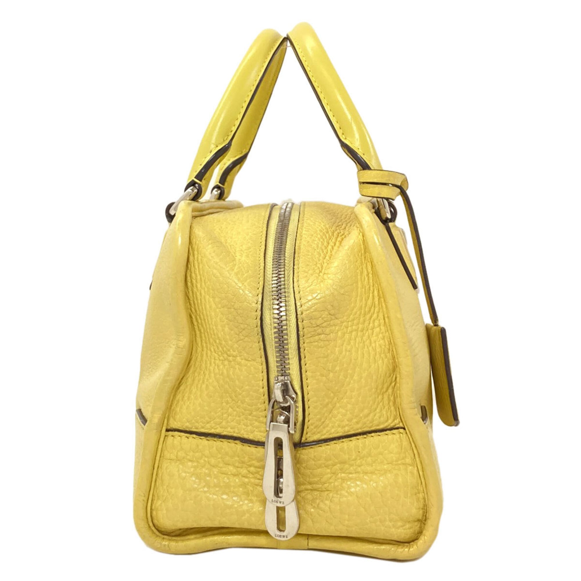 Loewe Yellow Leather Handbag (Pre-Owned)