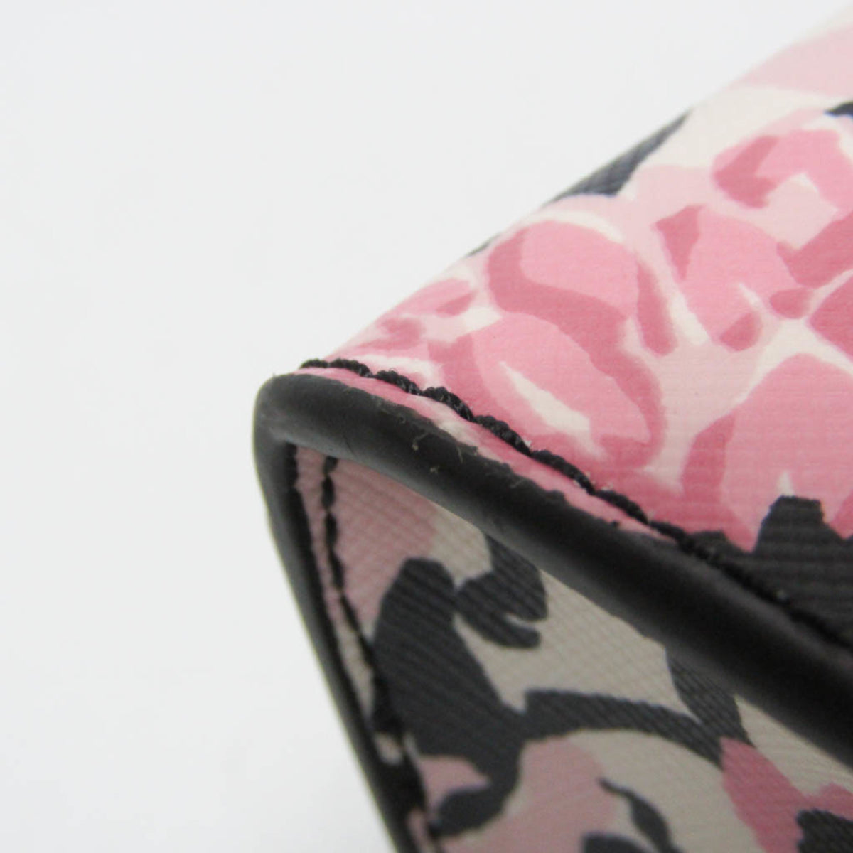 Kate Spade Black Pink Pvc Handbag Shoulder Bag (Pre-Owned)