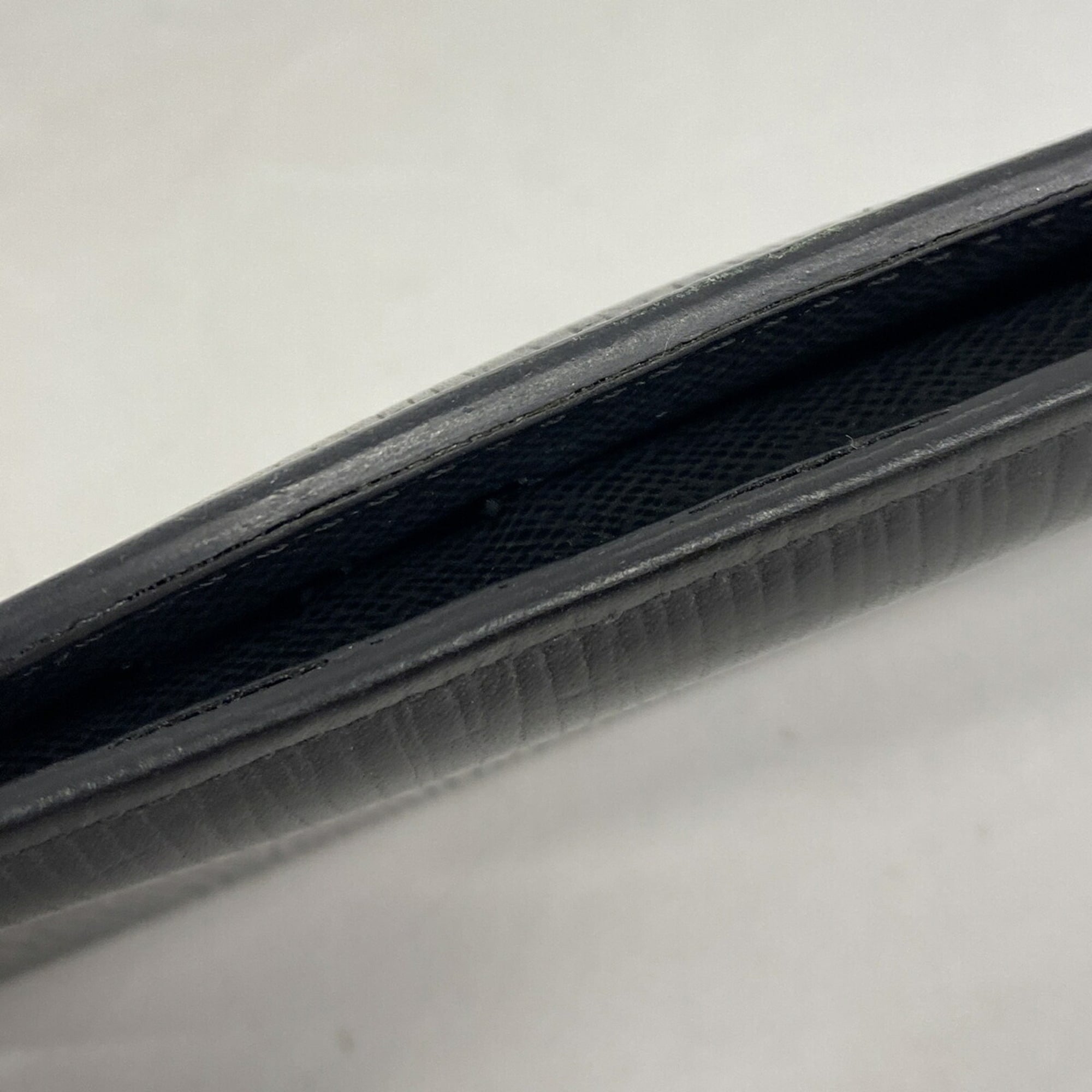 Louis Vuitton Noir Long Wallet (Bi-Fold) (Pre-Owned)