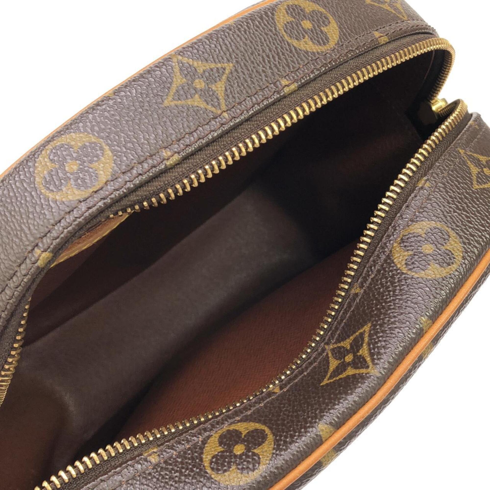 Louis Vuitton Brown Coated Canvas Shoulder Bag (Pre-Owned)