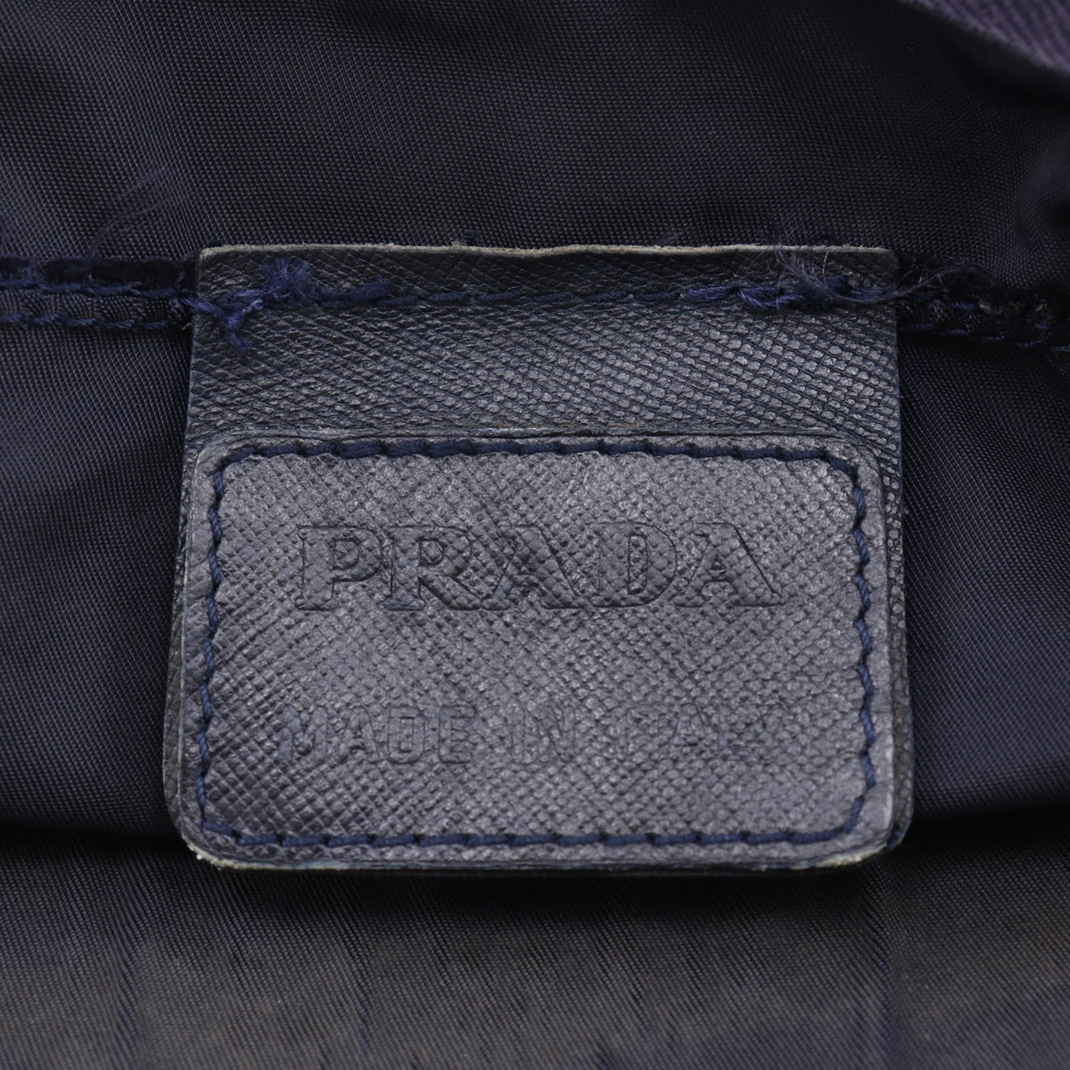 Prada Navy Nylon Shoulder Bag (Pre-Owned)