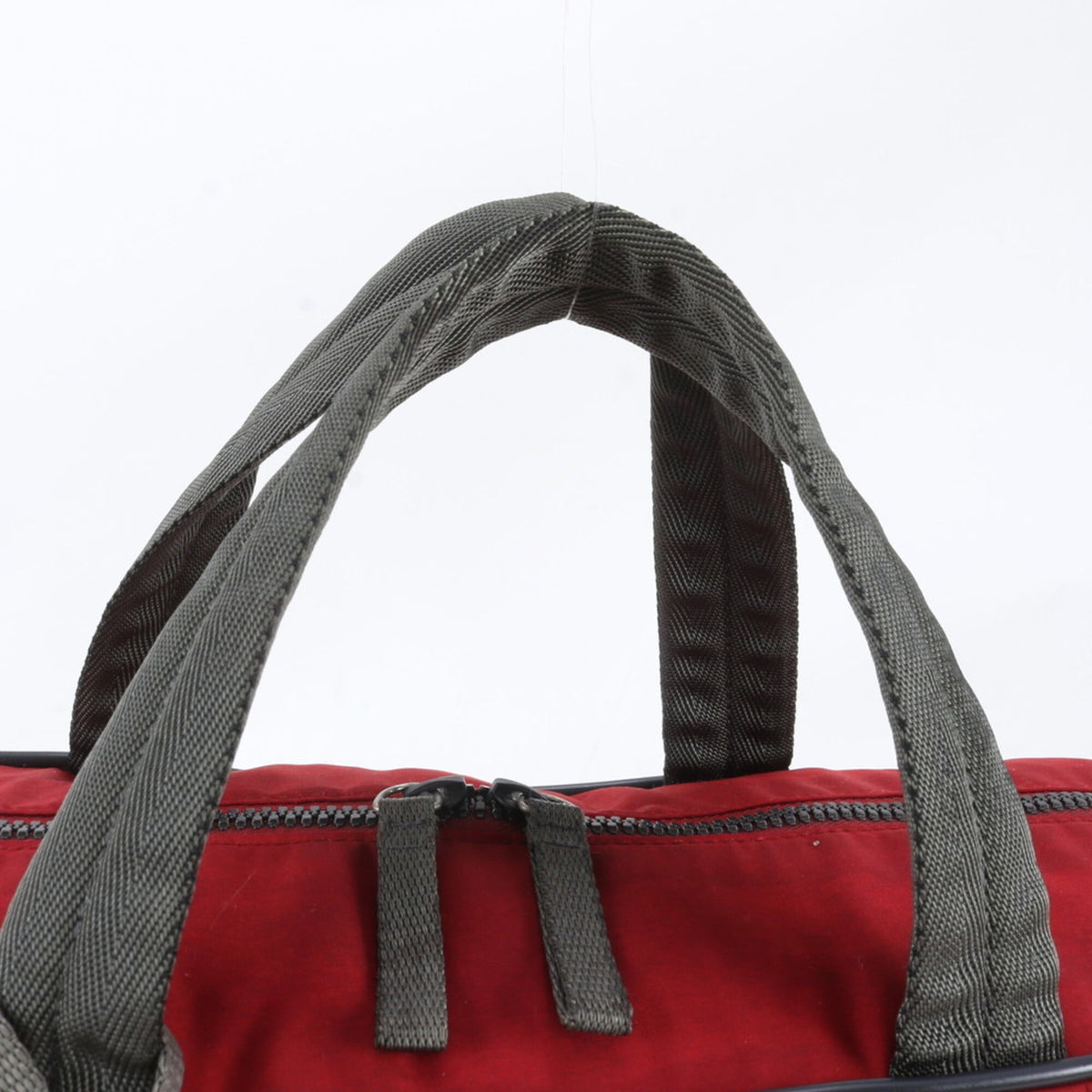 Pradasports Red Color Boston Bag Shoulder Bag Tote Bag (Pre-Owned)