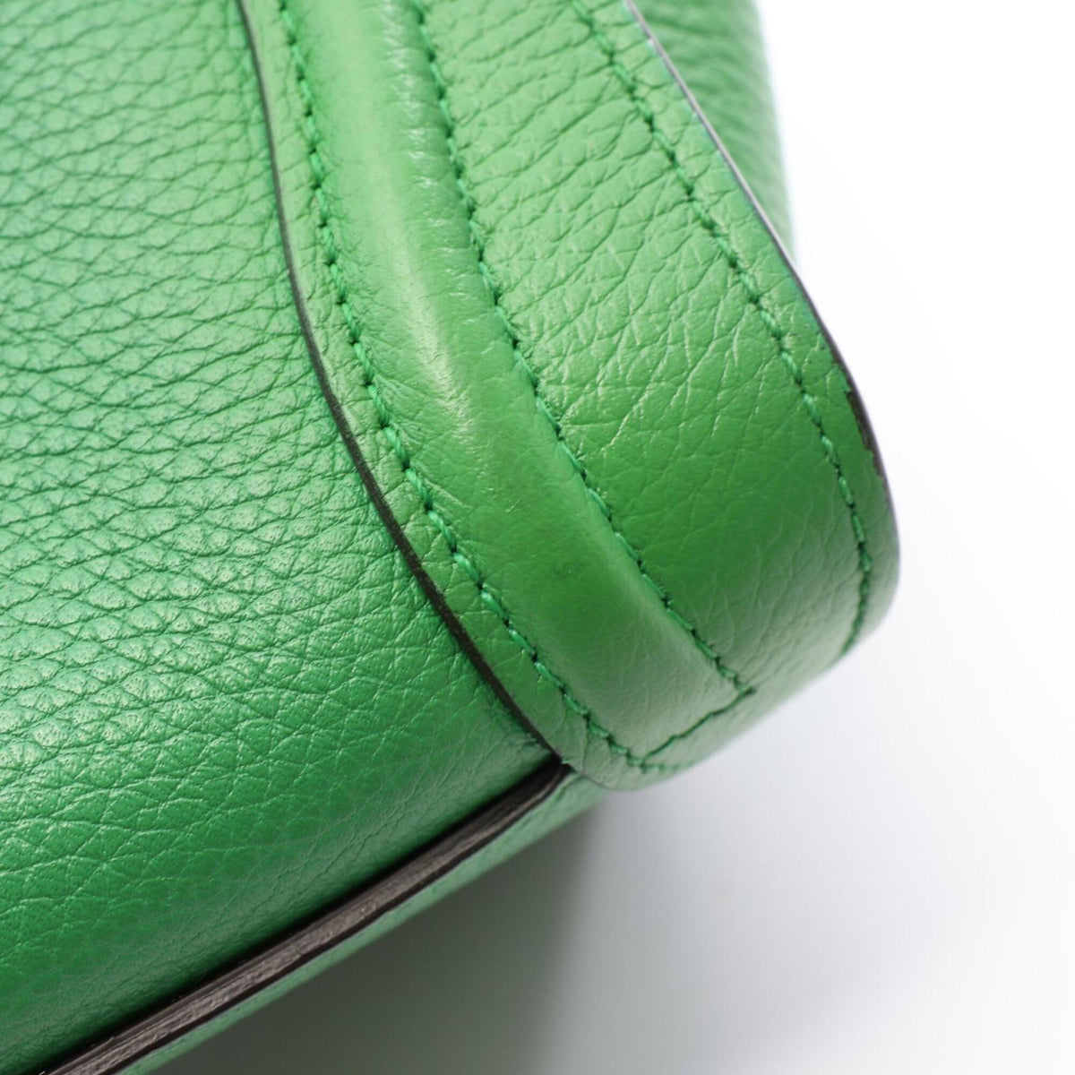 Celine Green Leather Handbag (Pre-Owned)