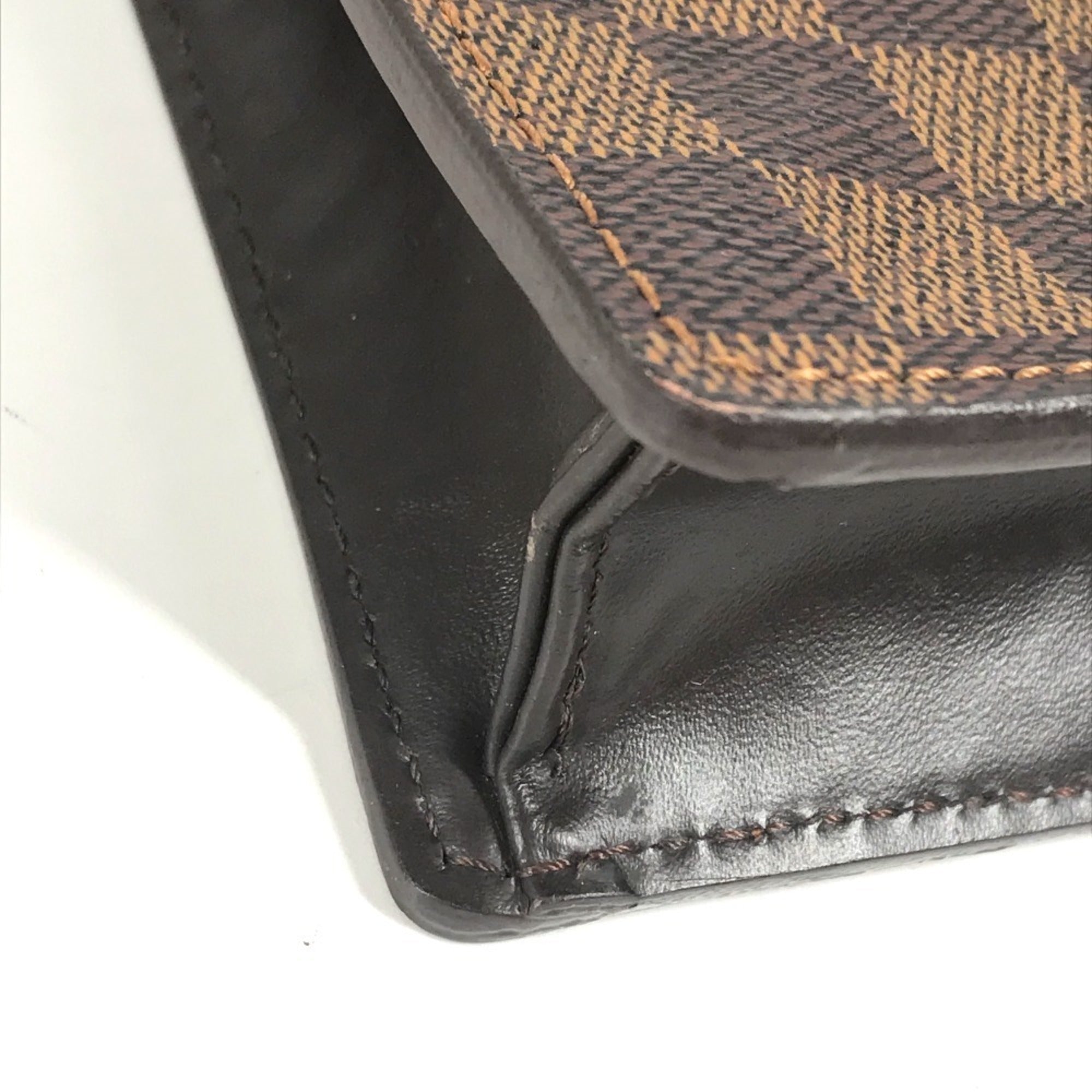 Louis Vuitton Brown Damier Canvas Pochette Shoulder Bag (Pre-Owned)