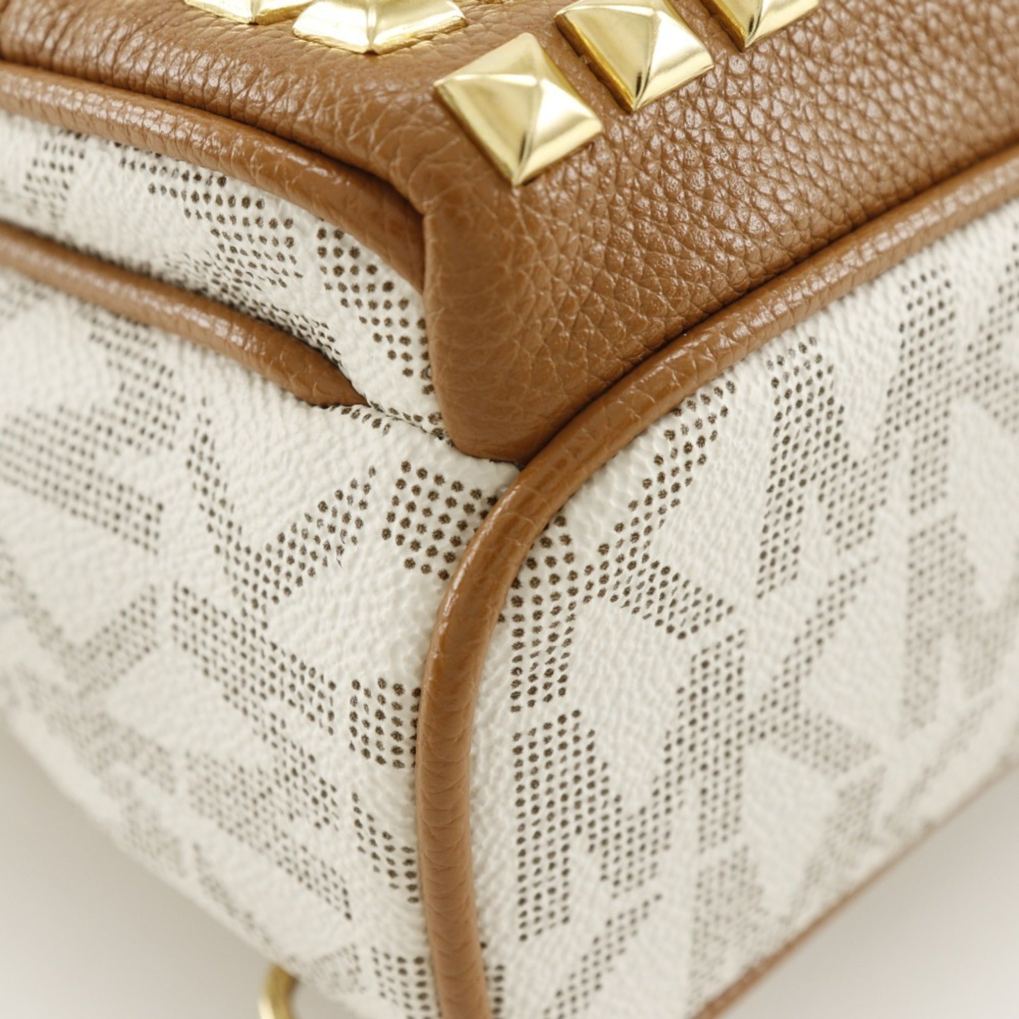 Michael Kors White Pvc Backpack (Pre-Owned)