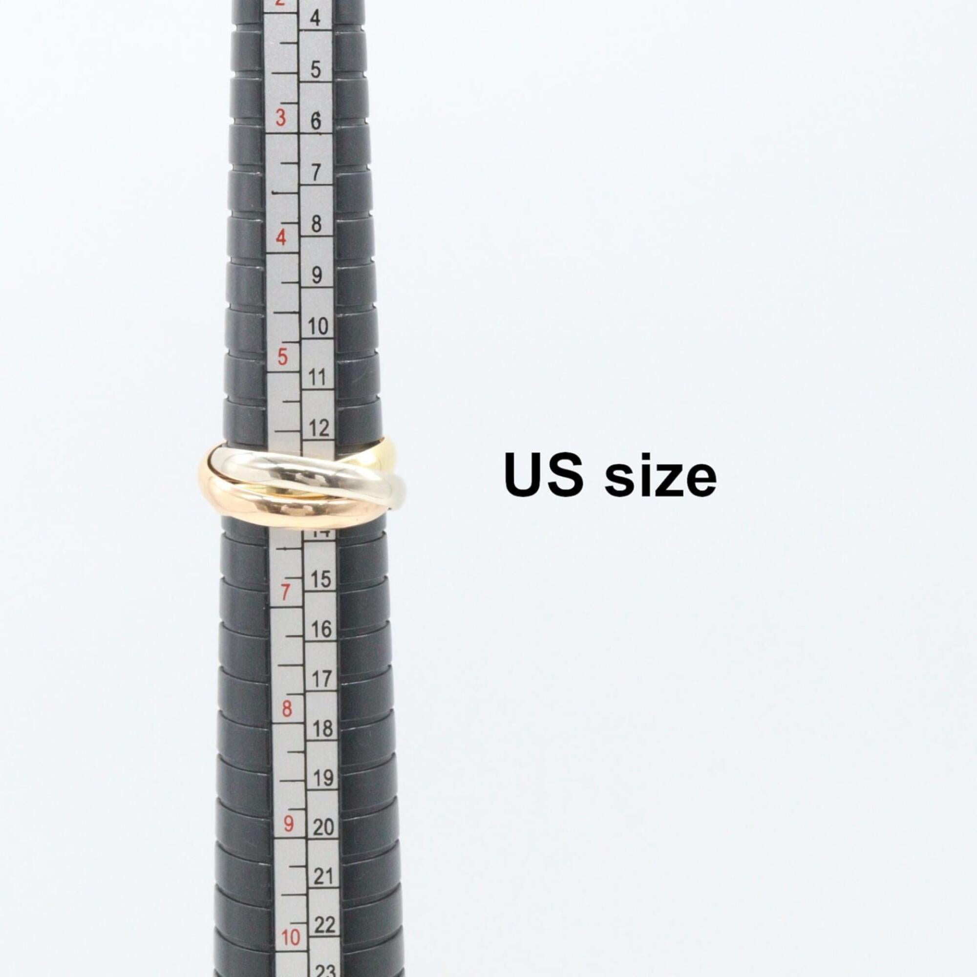 Cartier Gold Silver Yellow Gold (18K) Pink Gold (18K) White Gold (18K) Band Ring (Pre-Owned)