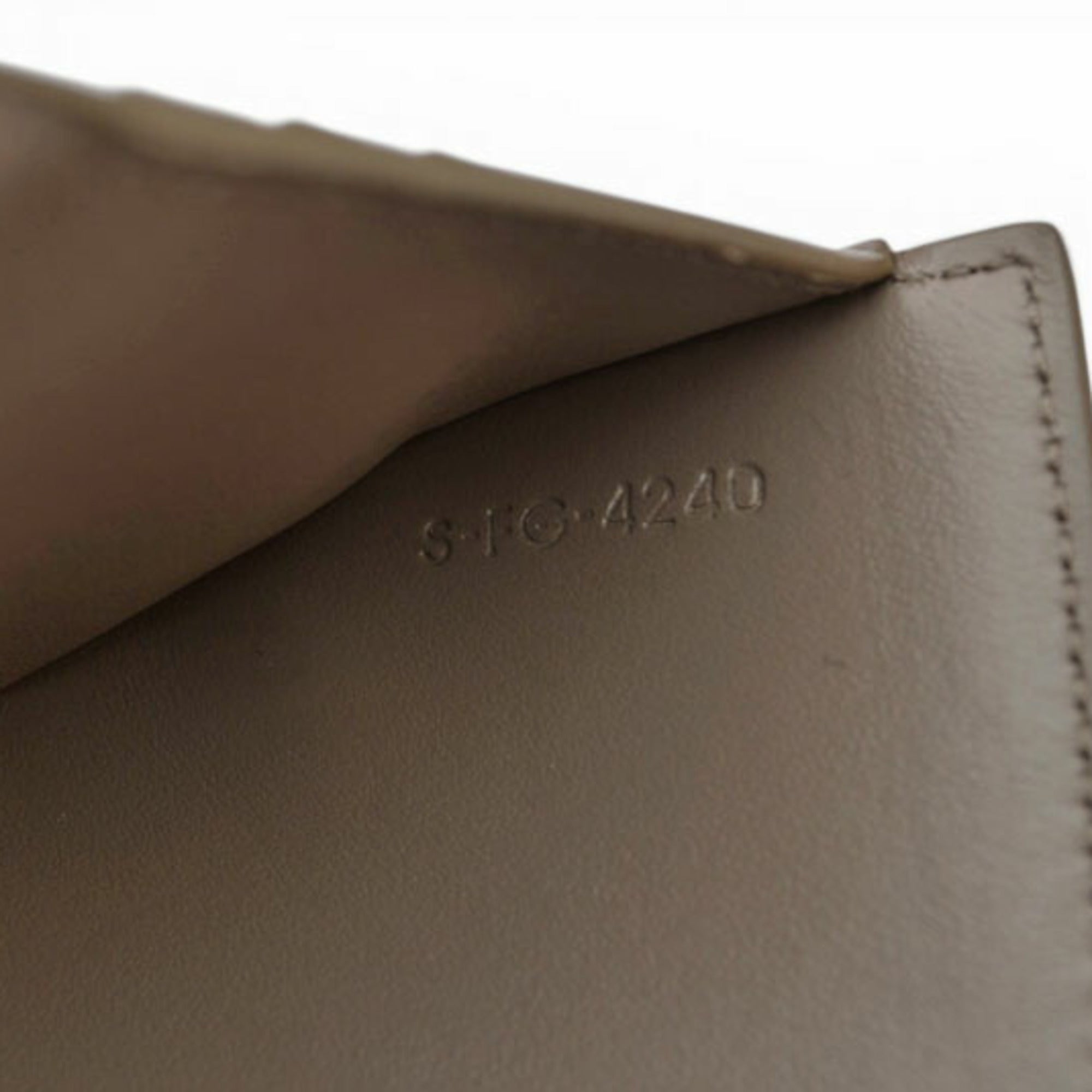 Celine Blue Gray Leather Wallet (Bi-Fold) (Pre-Owned)