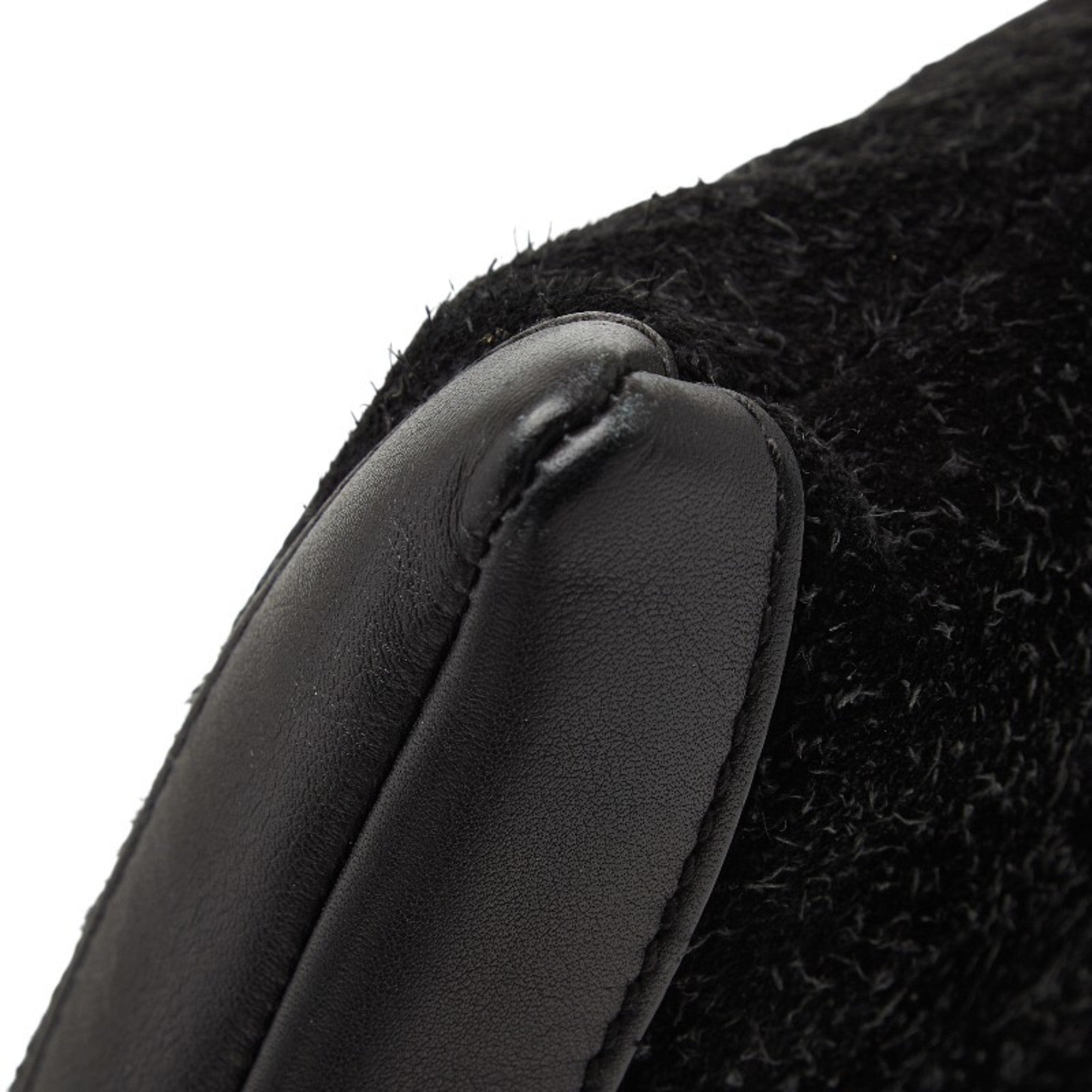 Balenciaga Black Suede Leather Clutch Bag (Pre-Owned)